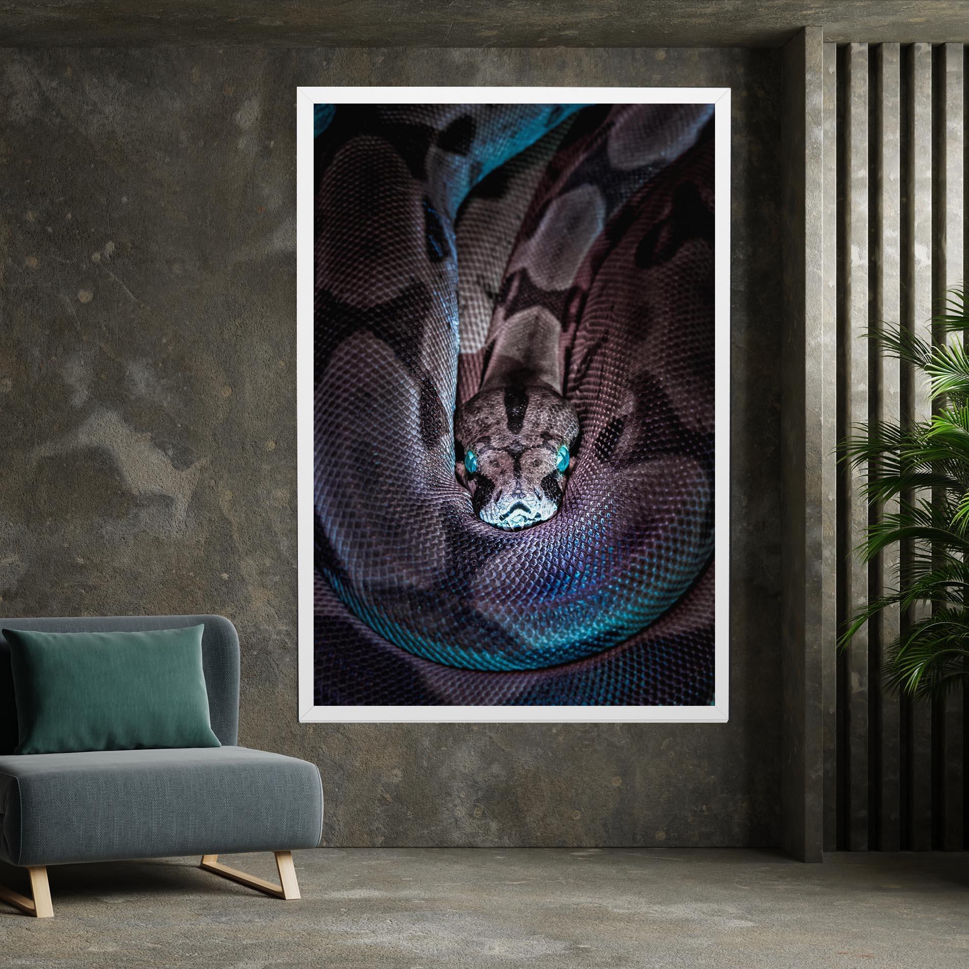 Vászonkép Vibrant Snake mockup 7