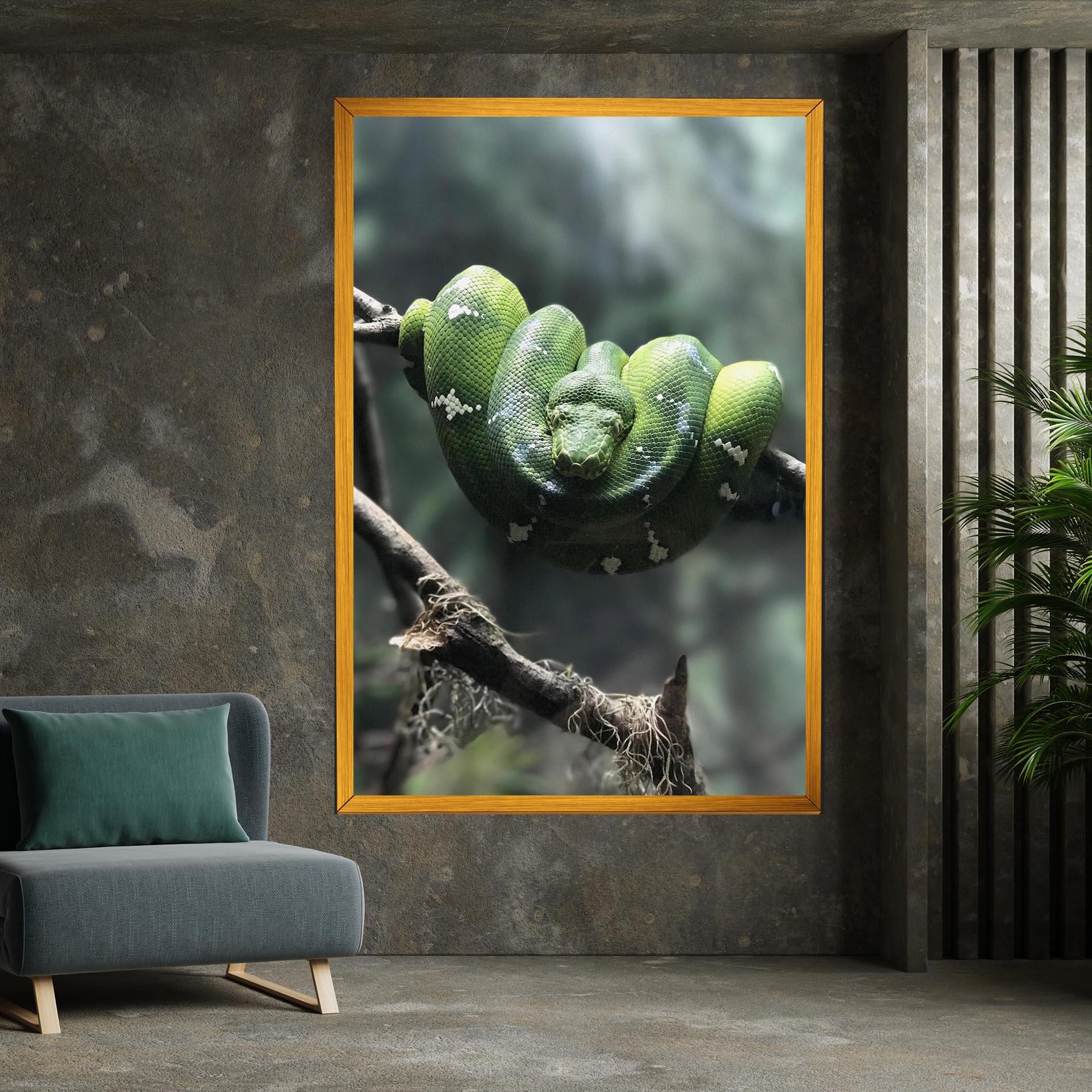 Vászonkép Sleepy Snake mockup 7