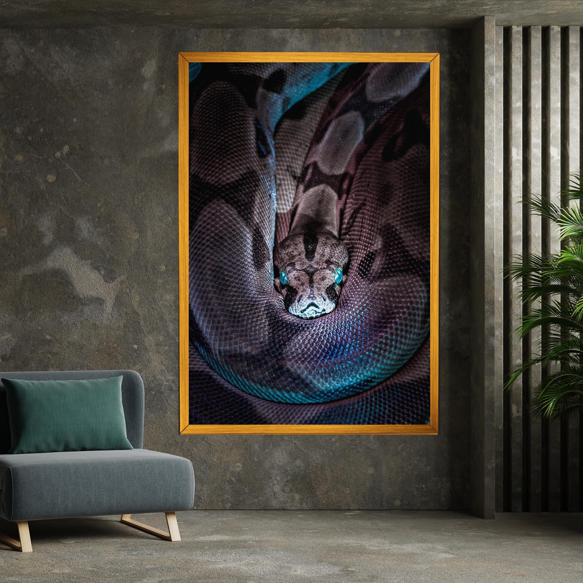 Vászonkép Vibrant Snake mockup 7