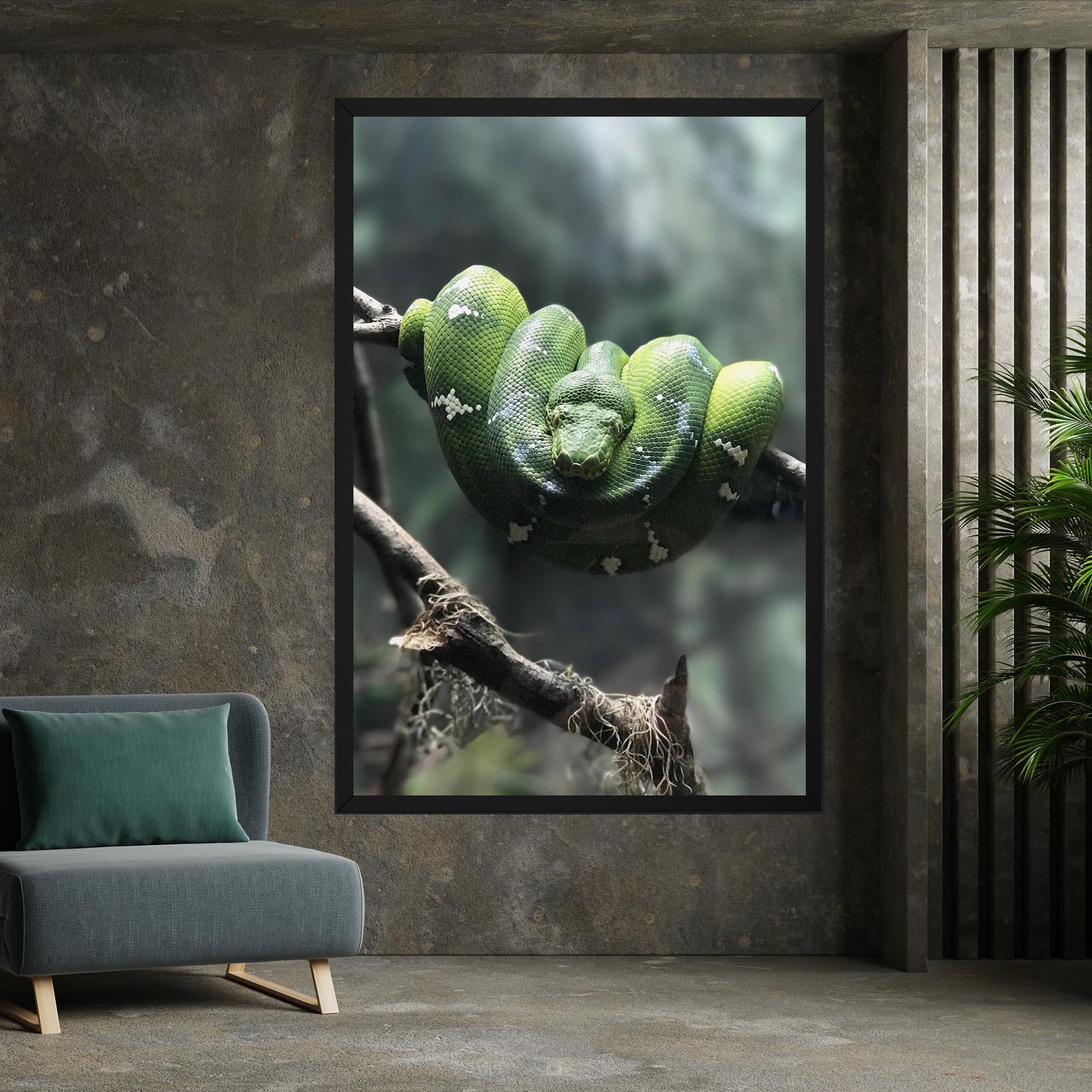 Vászonkép Sleepy Snake mockup 7