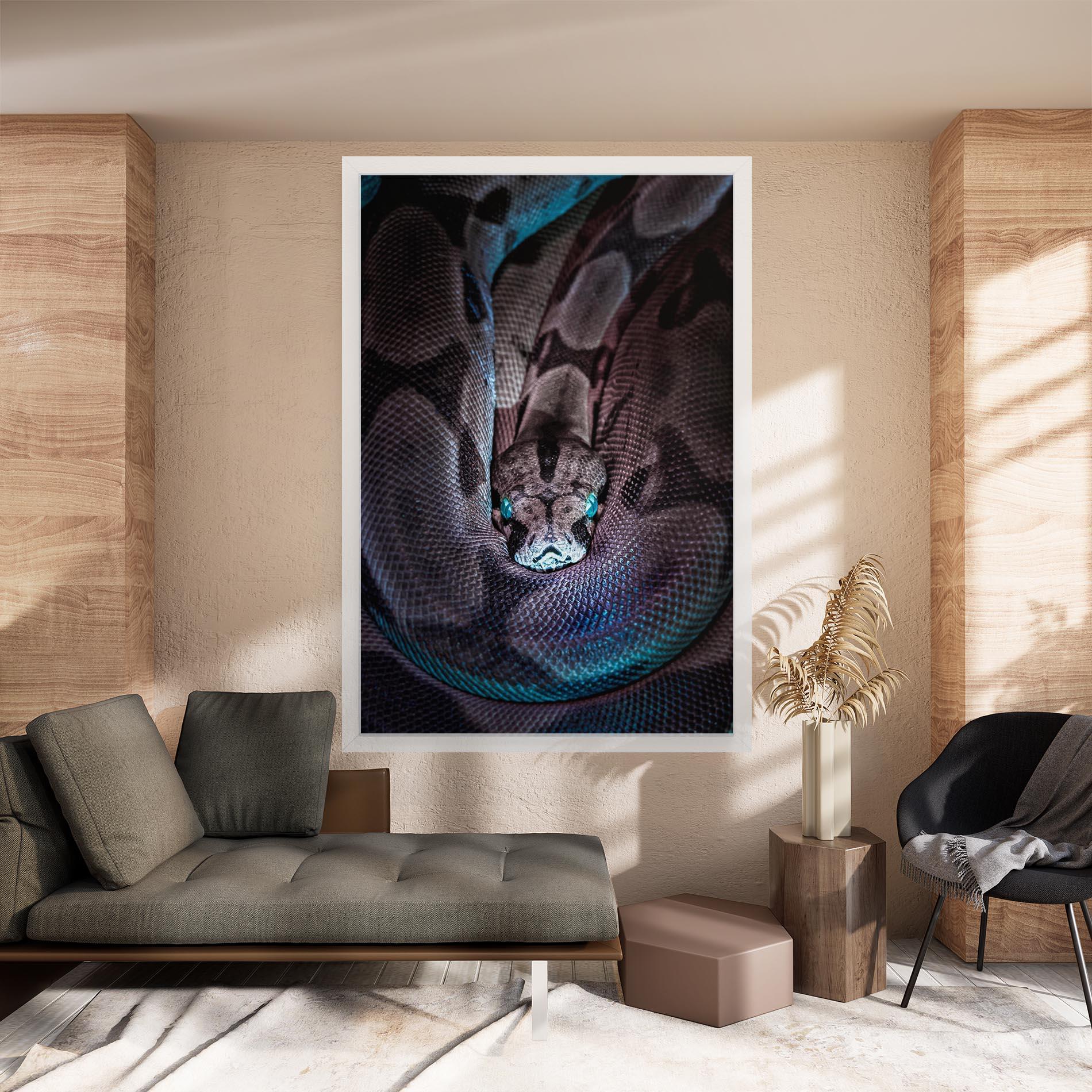 Vászonkép Vibrant Snake mockup 8