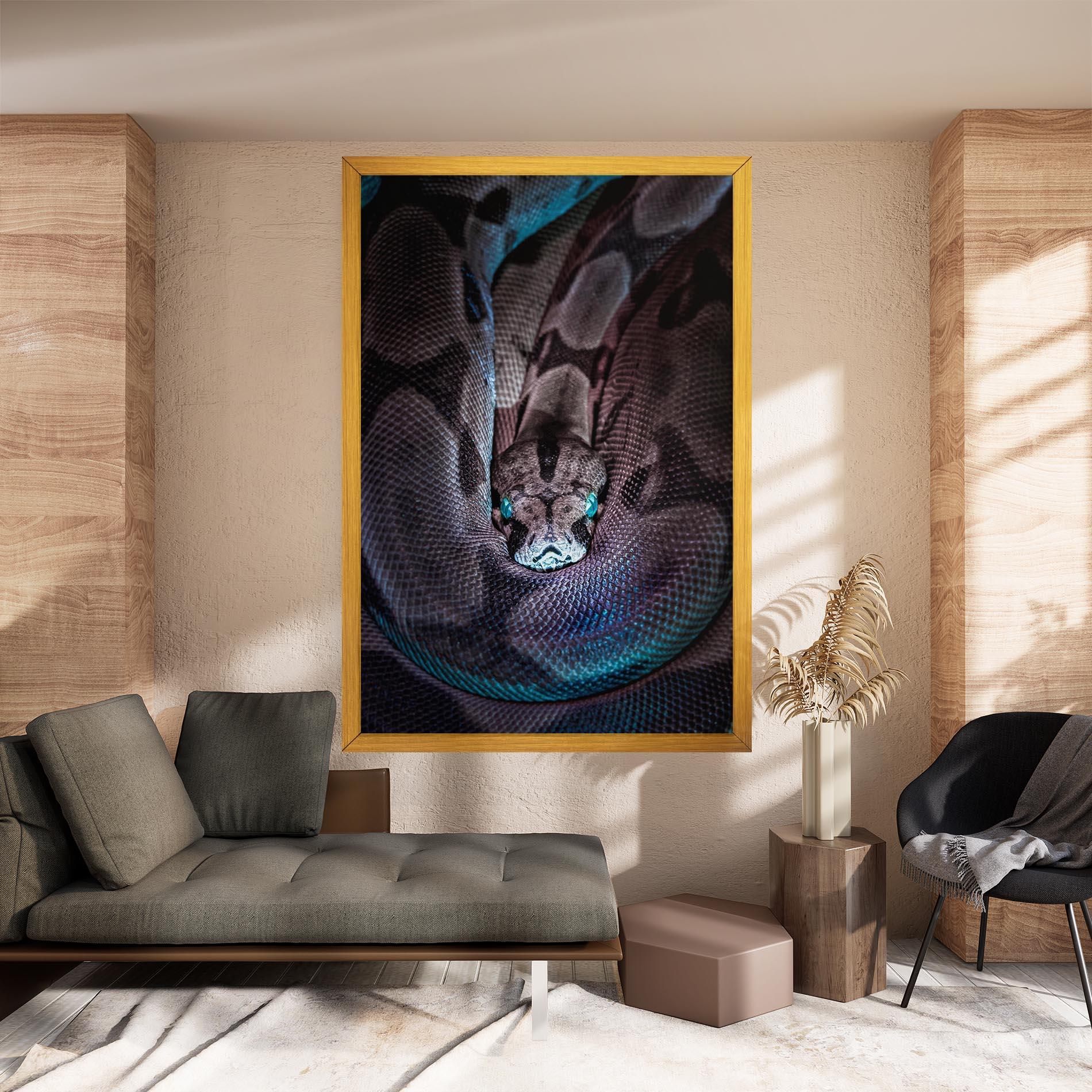 Vászonkép Vibrant Snake mockup 8