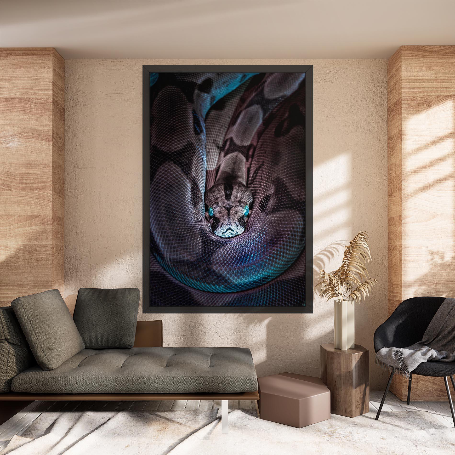 Vászonkép Vibrant Snake mockup 8