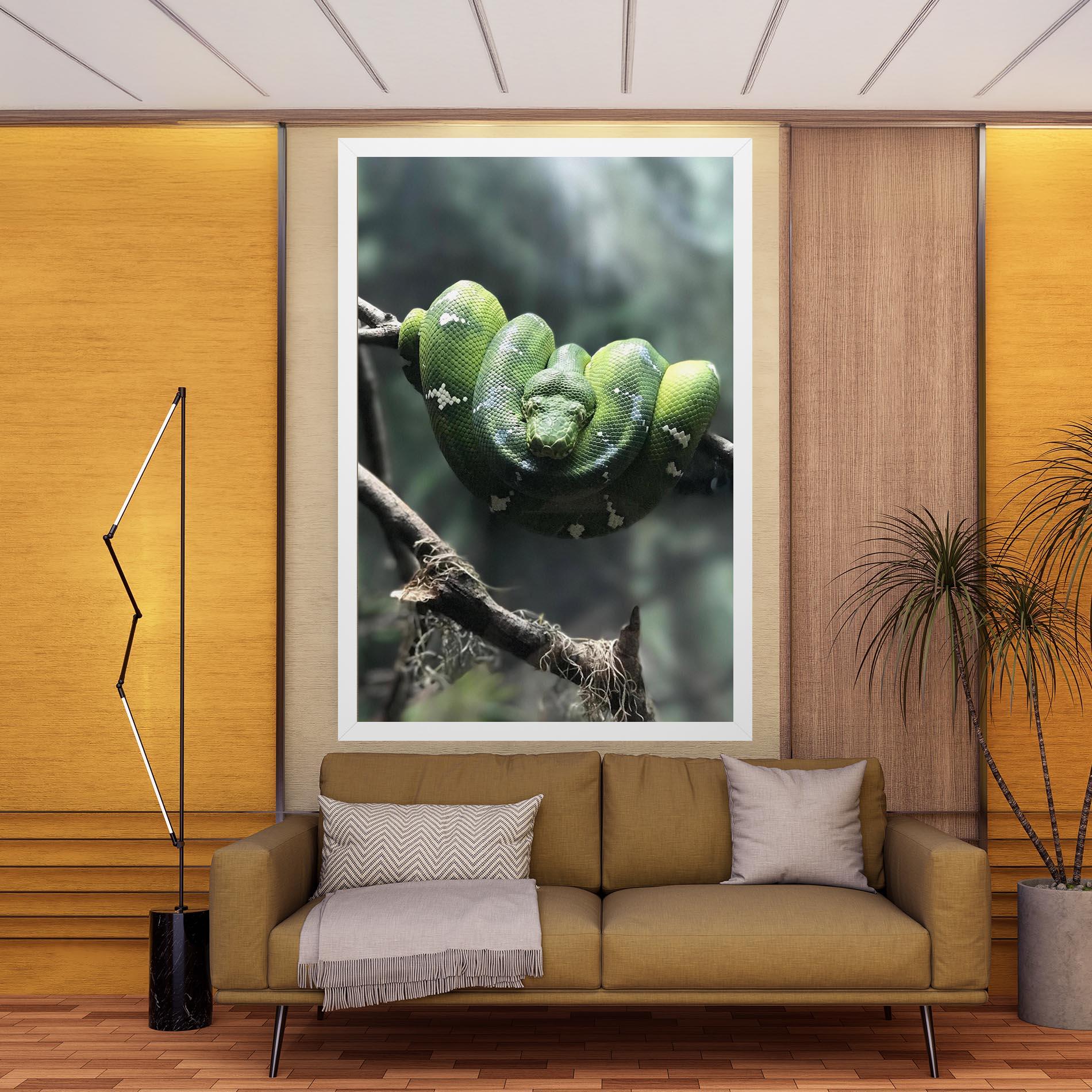 Vászonkép Sleepy Snake mockup 9