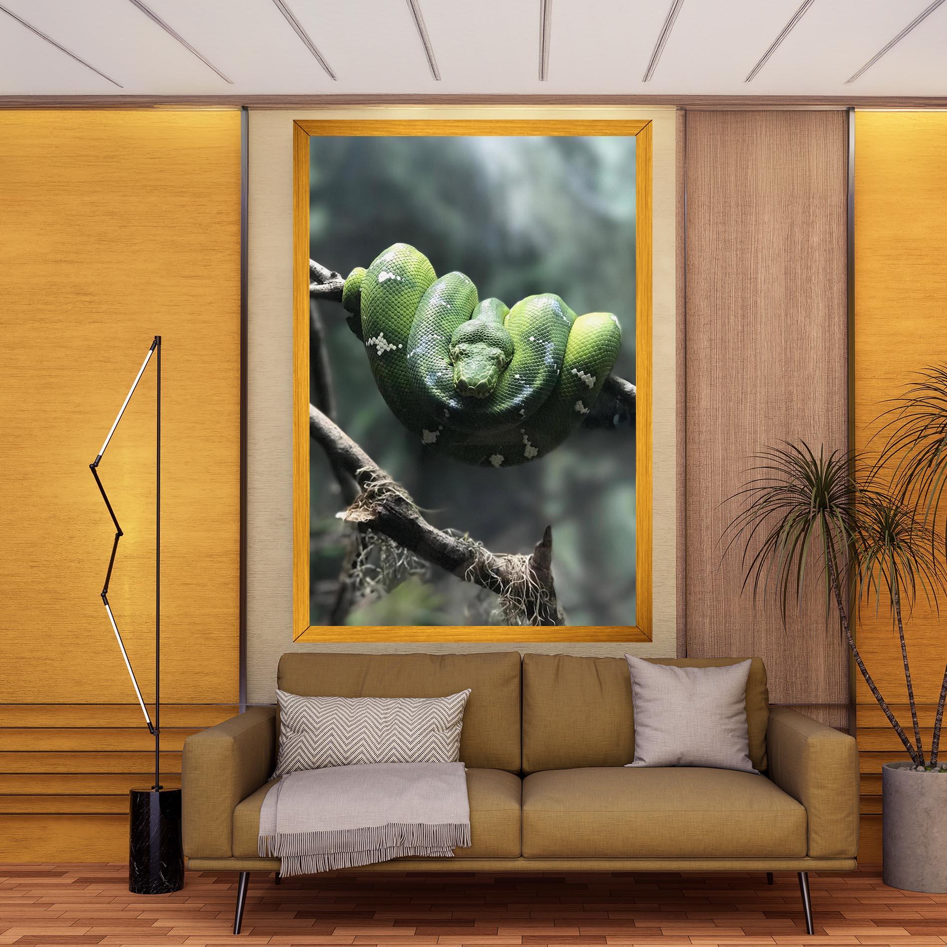 Vászonkép Sleepy Snake mockup 9