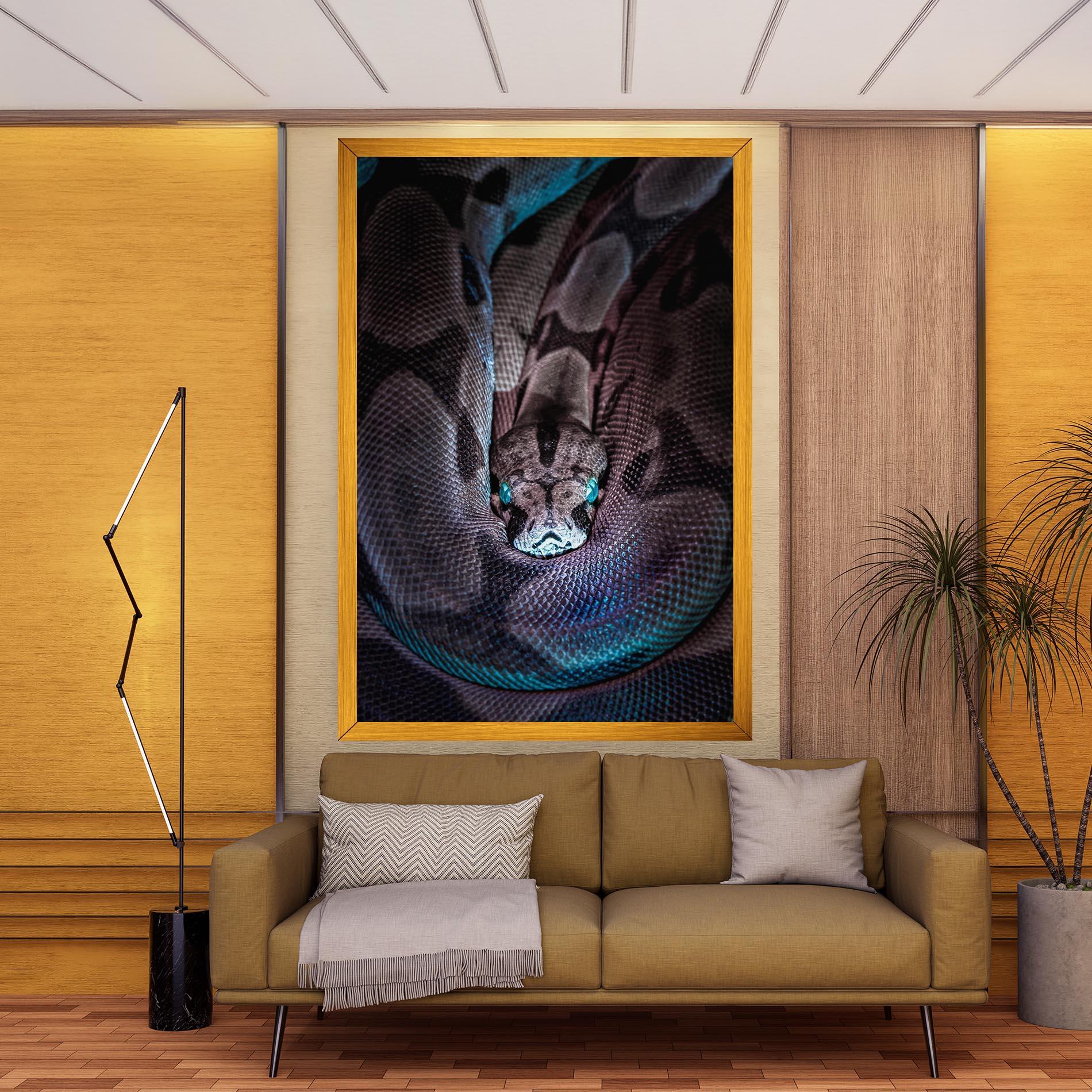 Vászonkép Vibrant Snake mockup 9