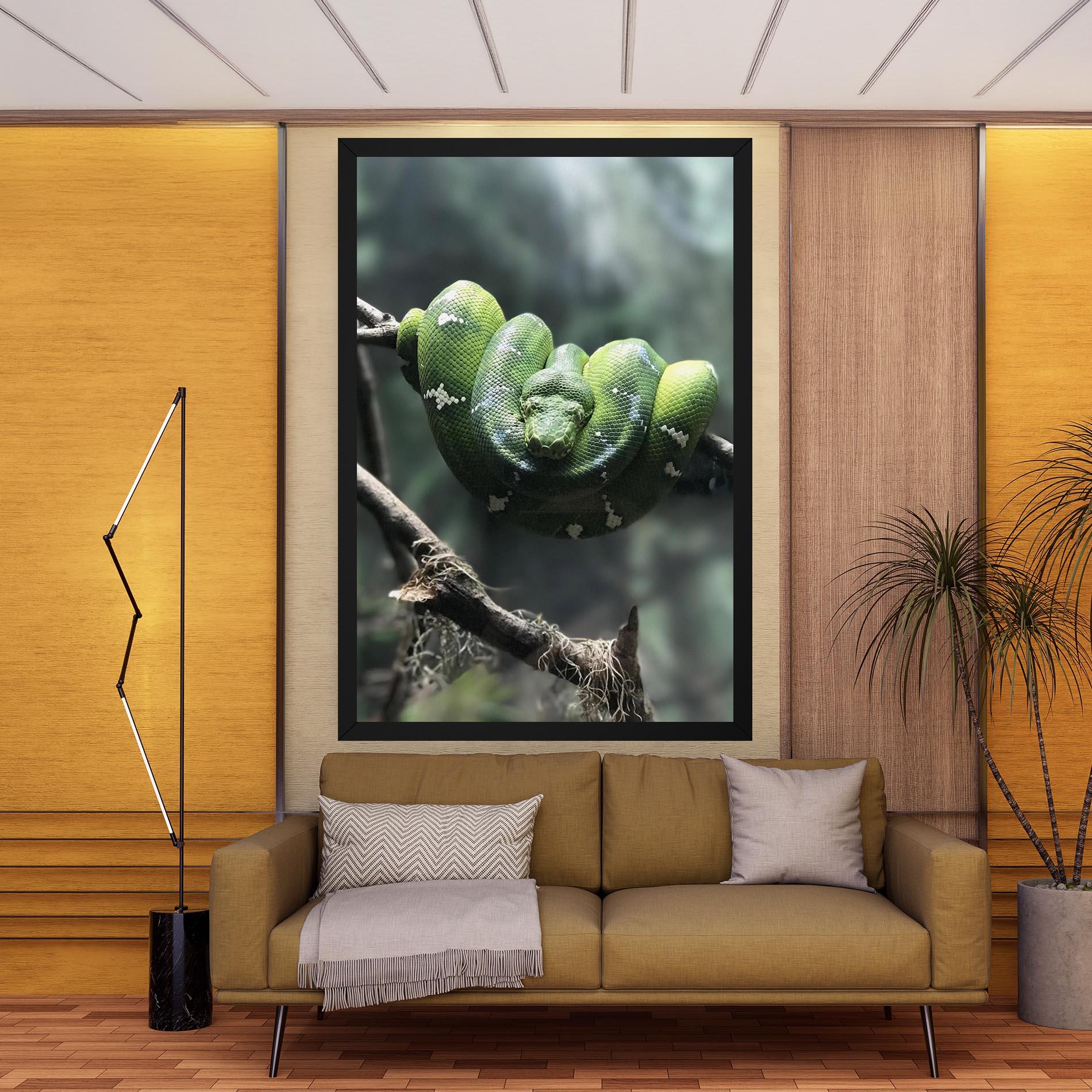 Vászonkép Sleepy Snake mockup 9