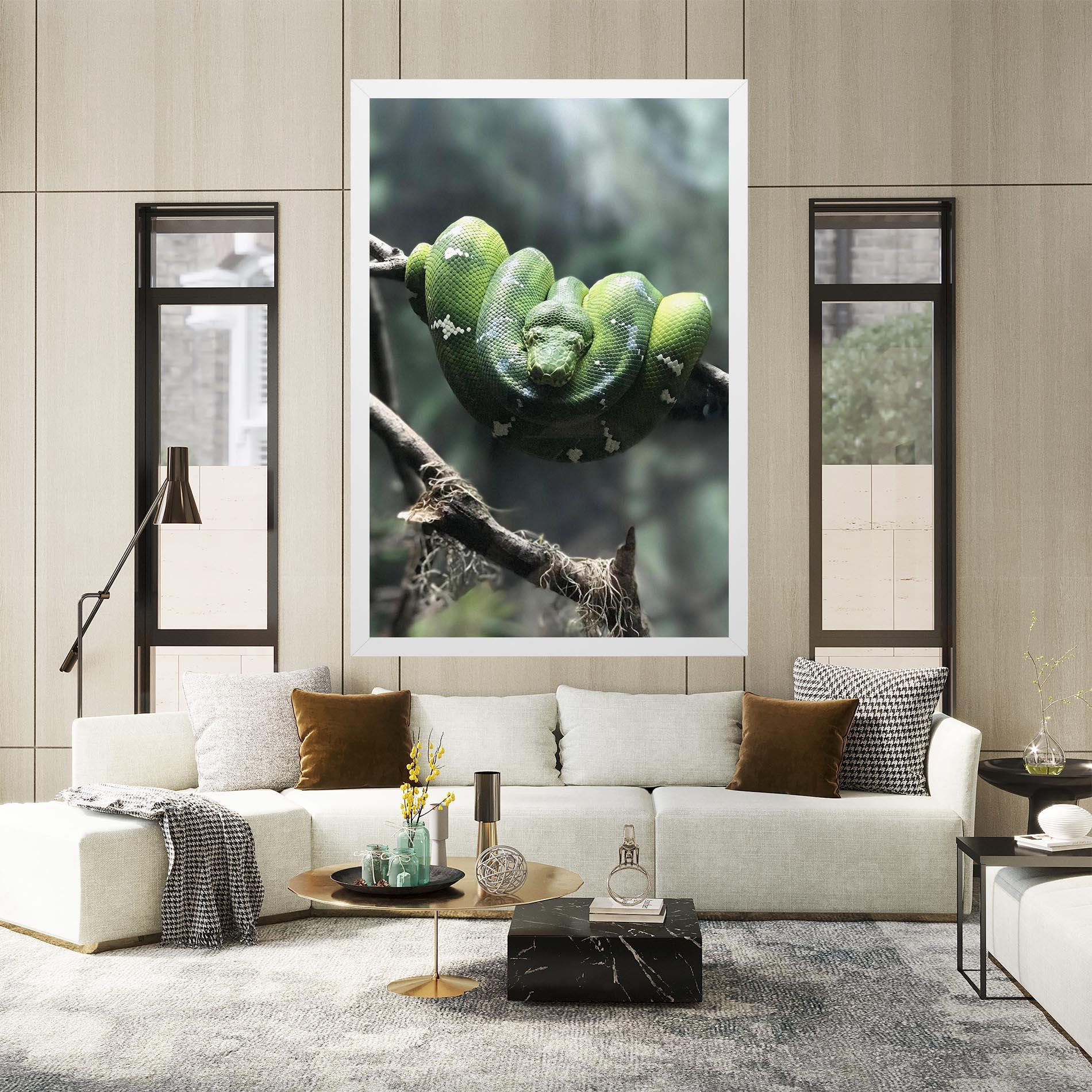 Vászonkép Sleepy Snake mockup 2