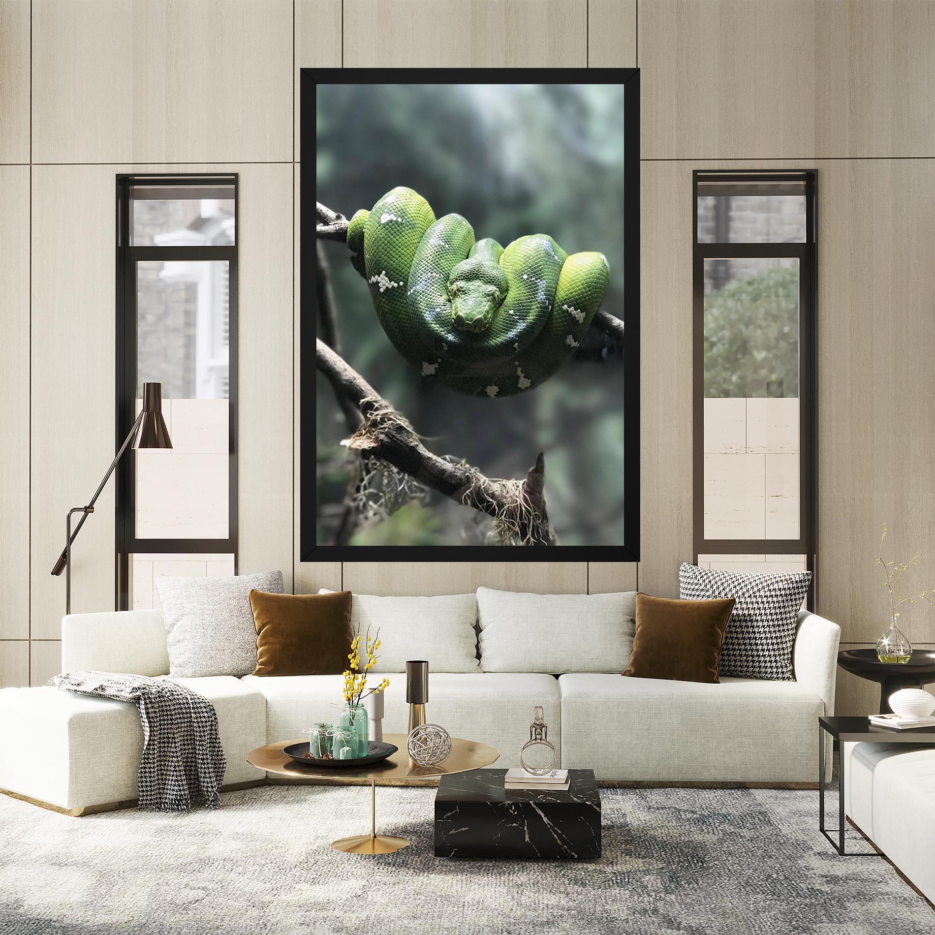 Vászonkép Sleepy Snake mockup 2