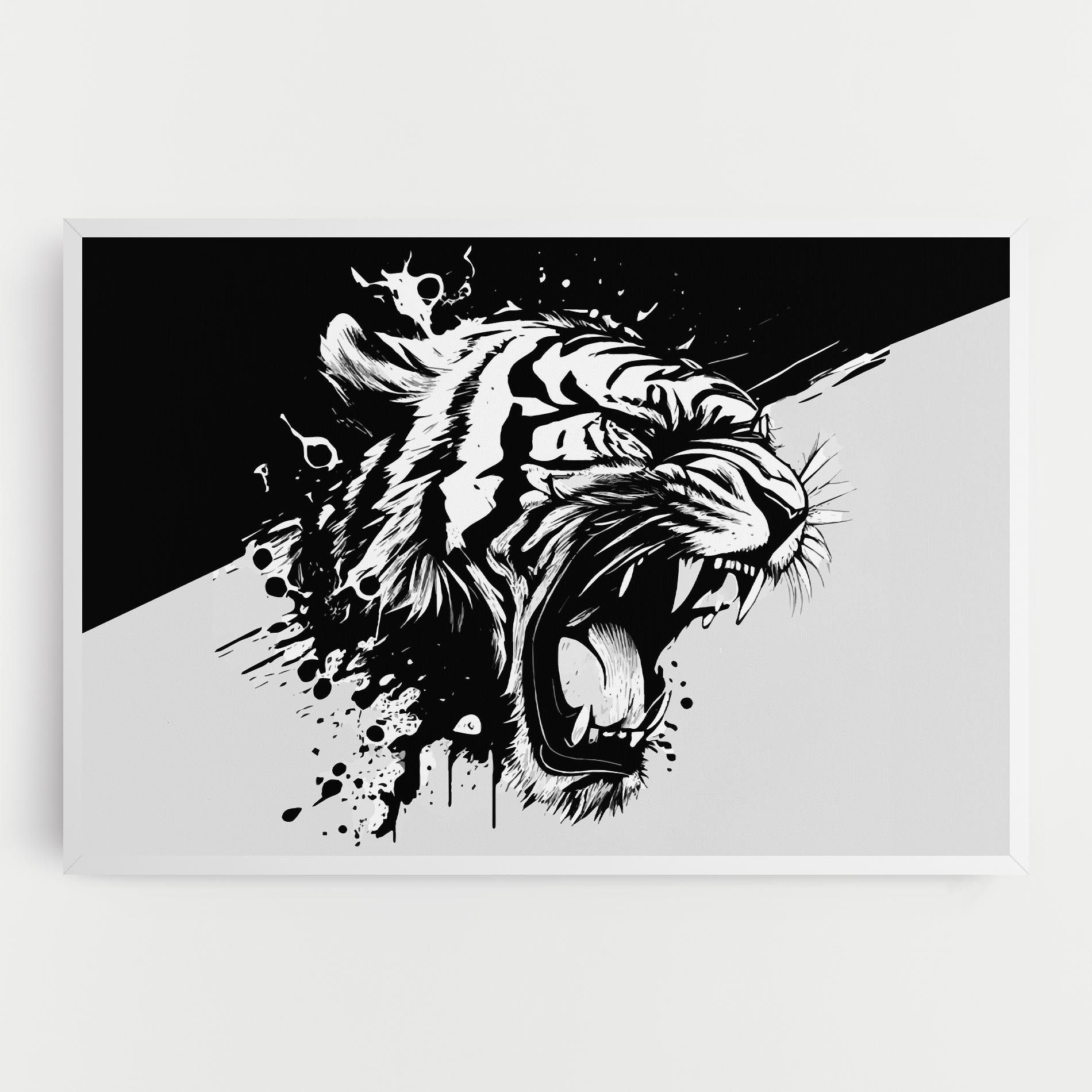 Black Grey Tiger mockup 0