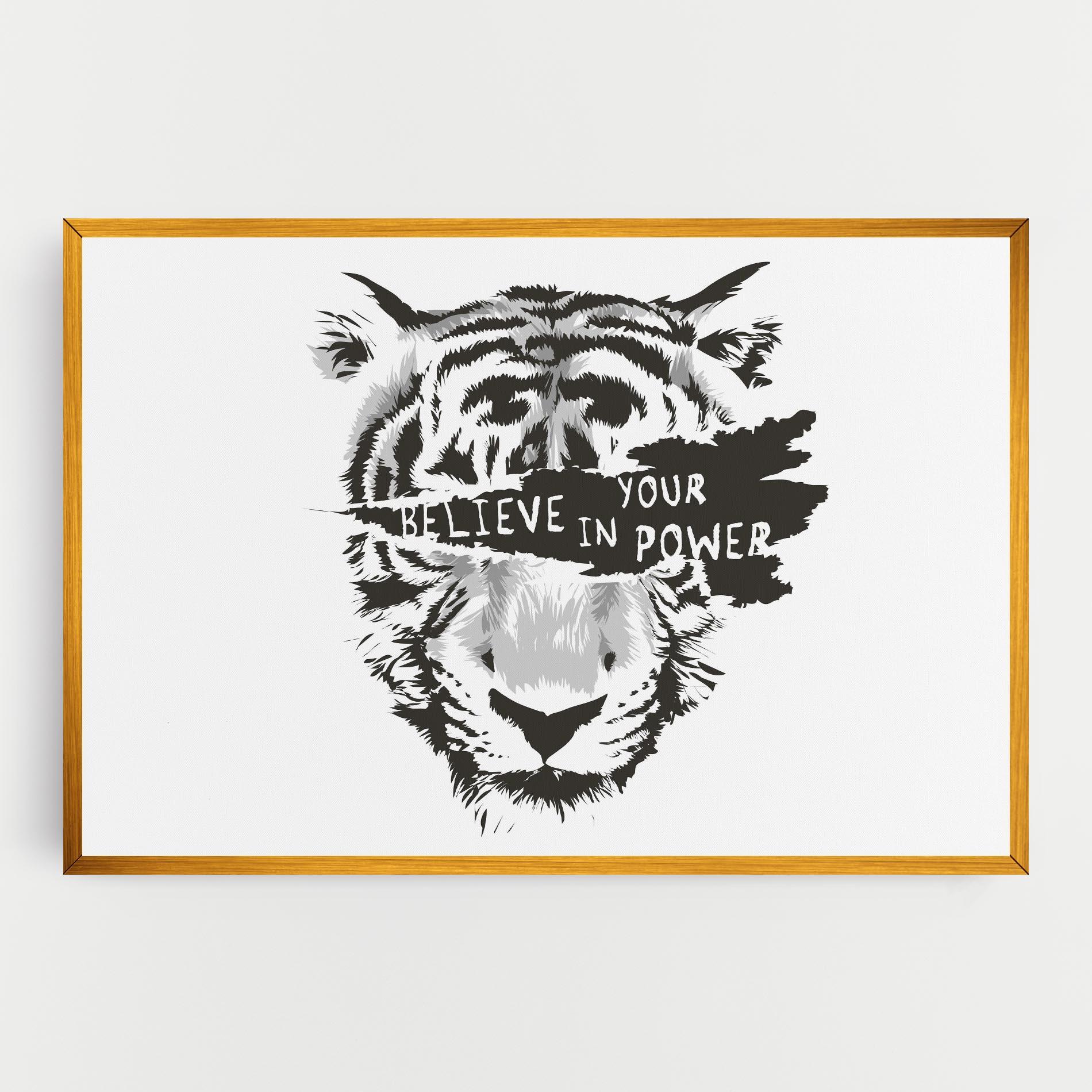 Vászonkép Belive In Your Power mockup 0