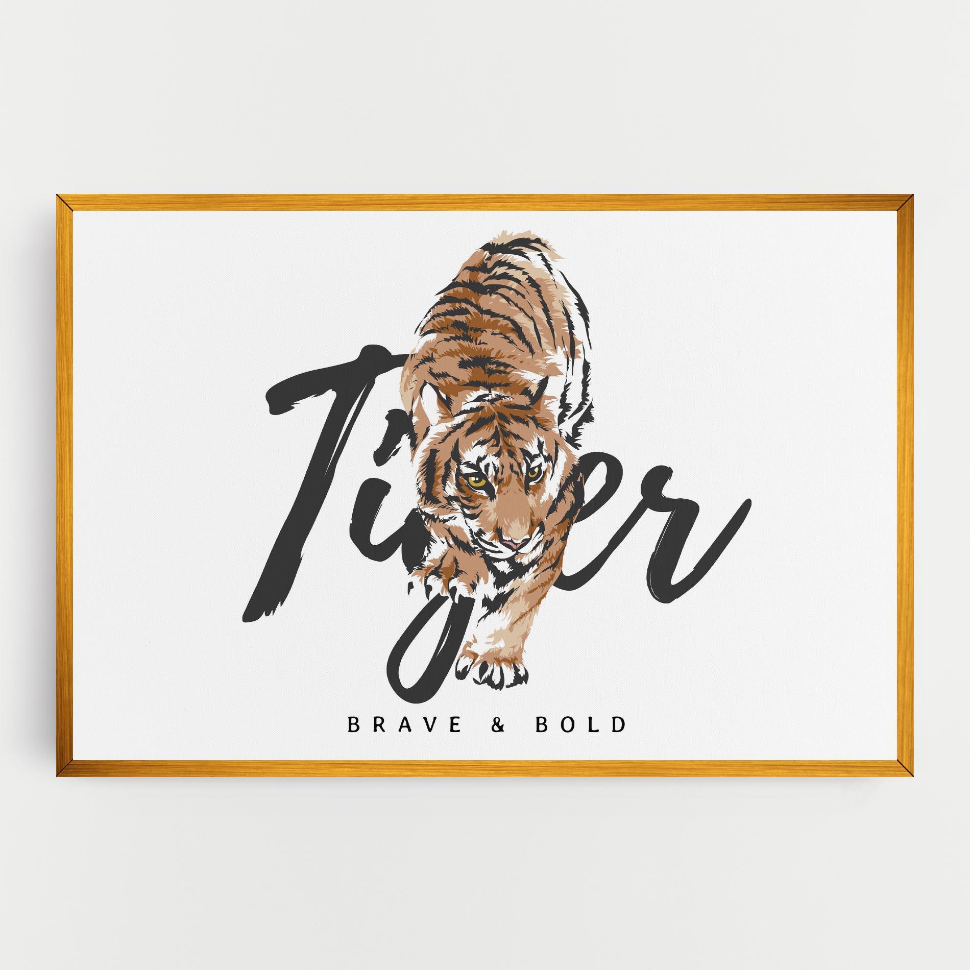 Vászonkép Brave And Bold mockup 0