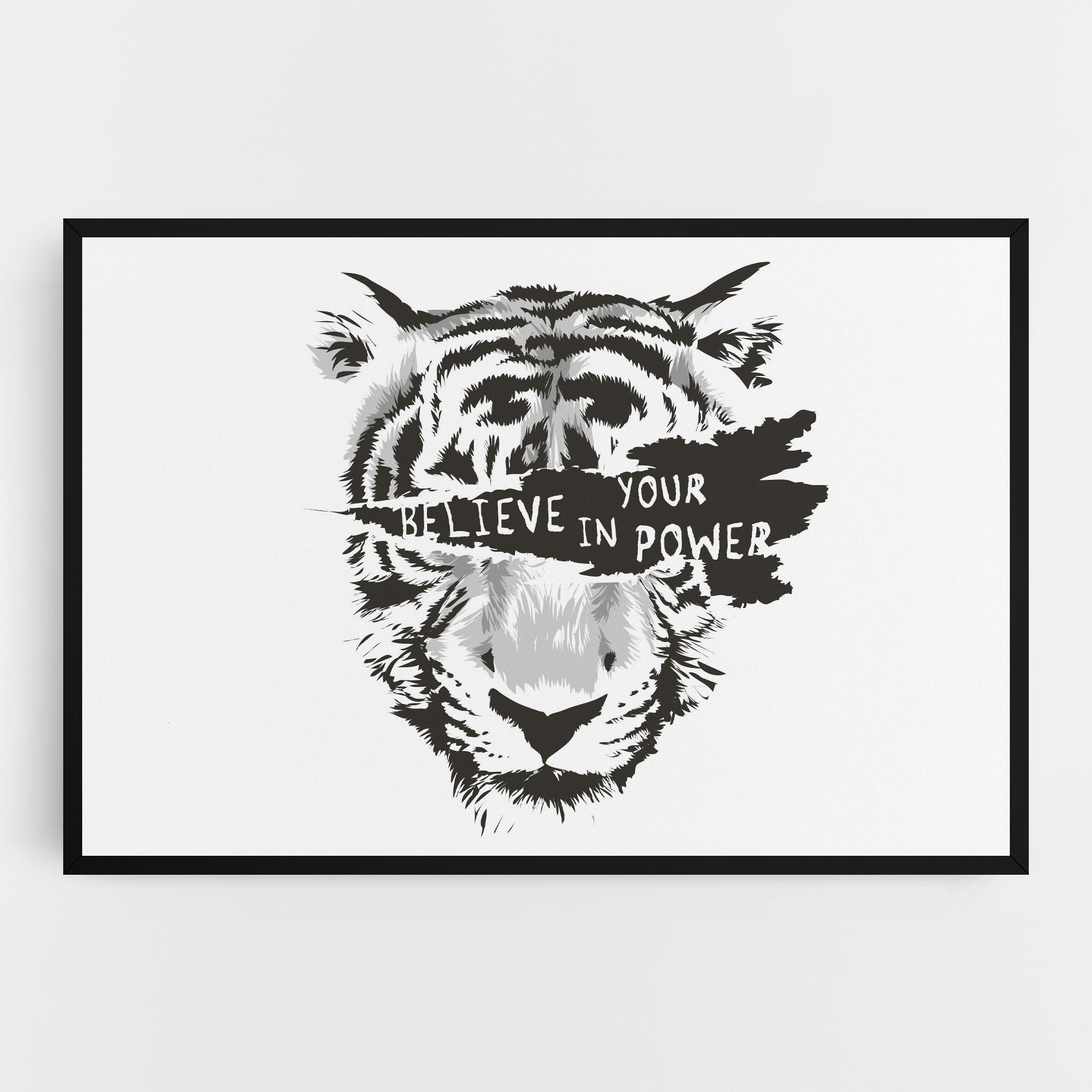 Vászonkép Belive In Your Power mockup 0