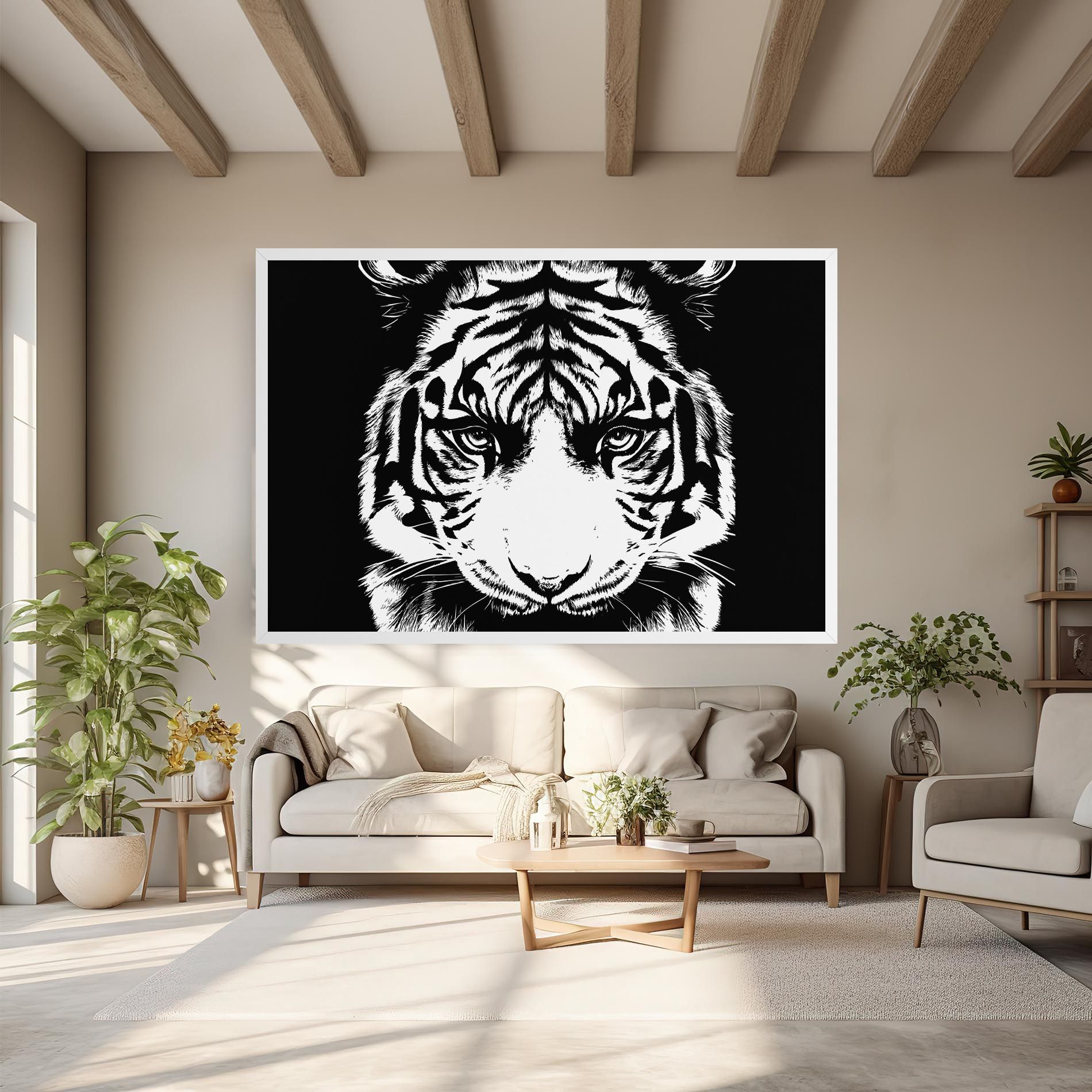 Big Eyes Tiger mockup 6