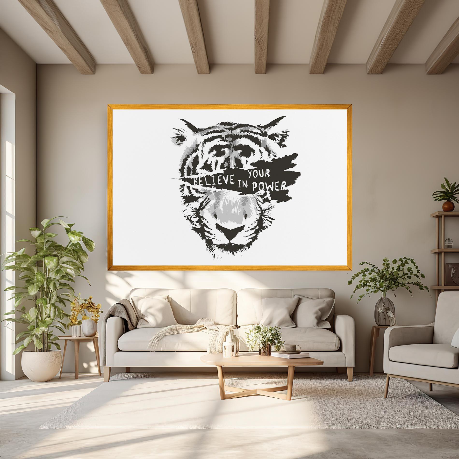 Vászonkép Belive In Your Power mockup 6