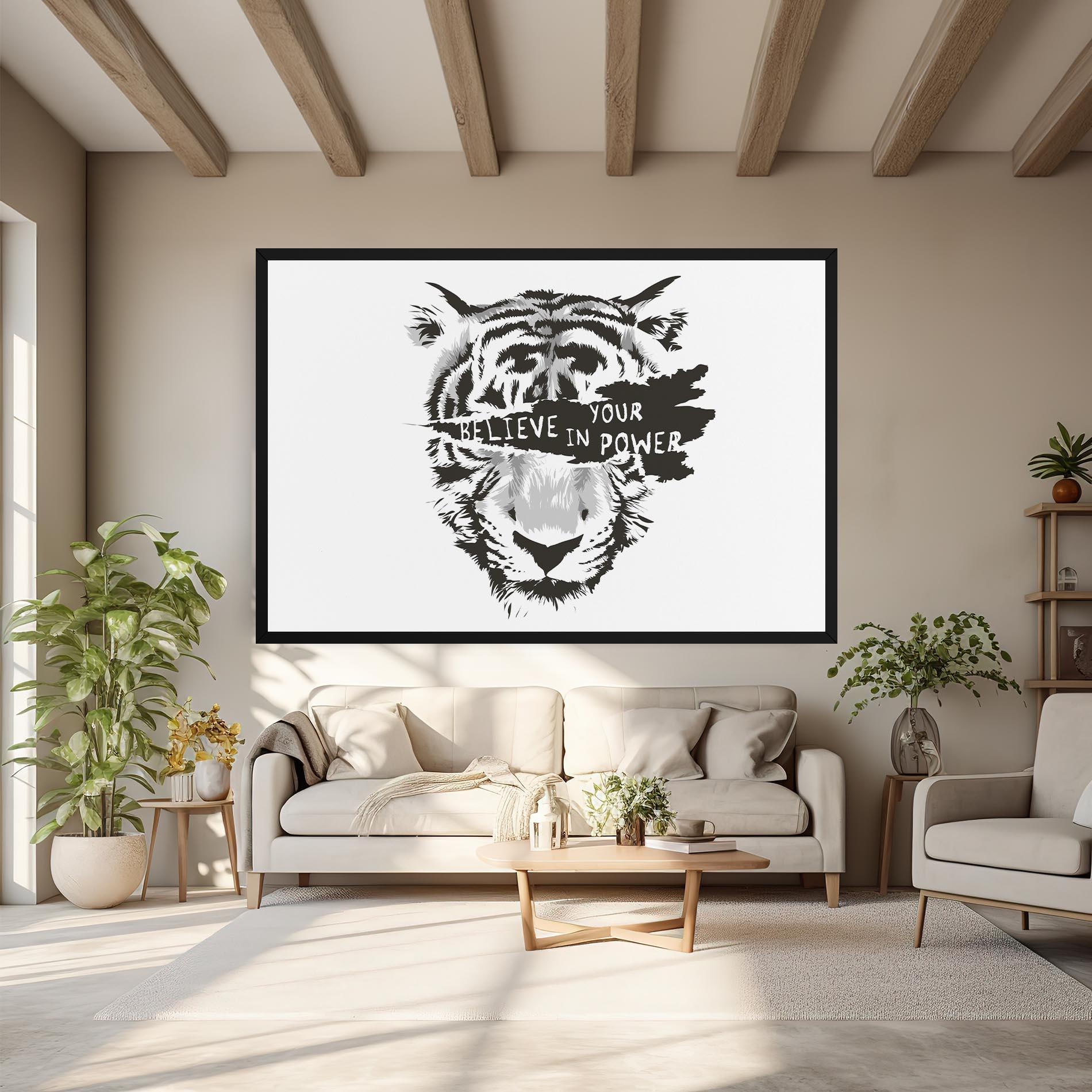 Vászonkép Belive In Your Power mockup 6