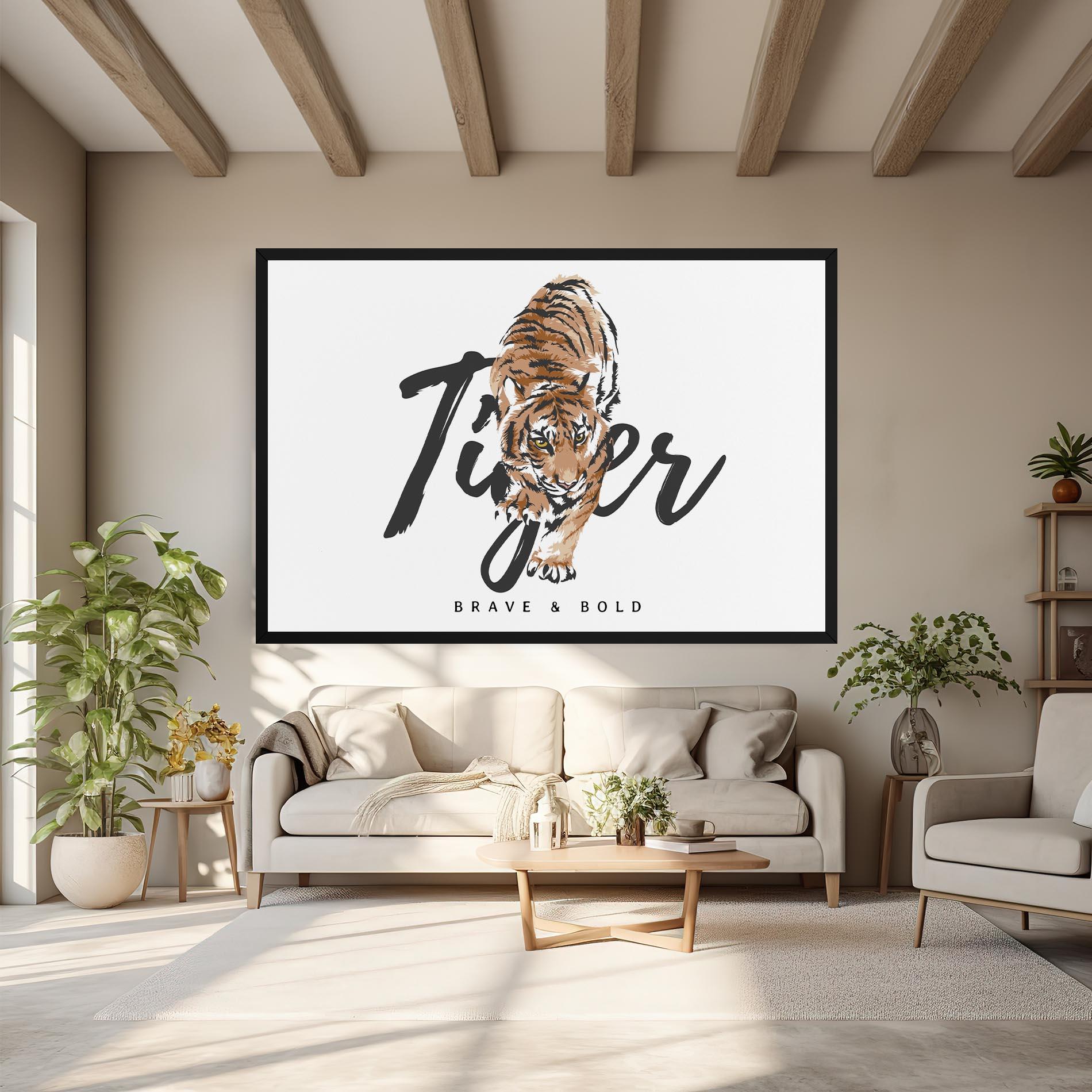 Vászonkép Brave And Bold mockup 6