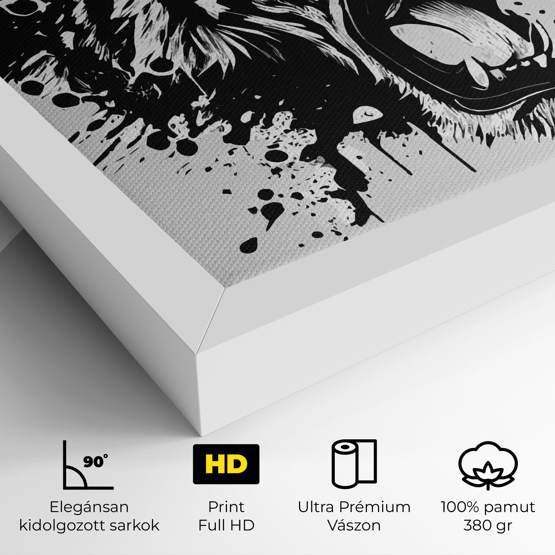 Black Grey Tiger mockup 4