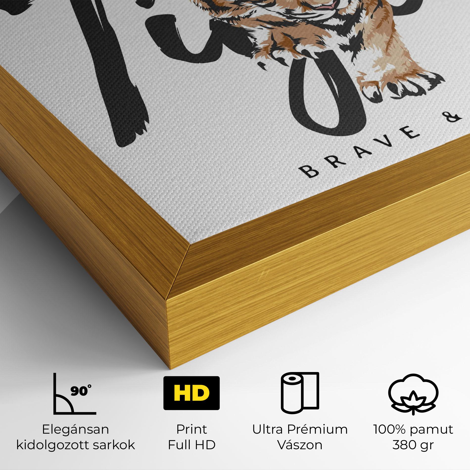 Vászonkép Brave And Bold mockup 4