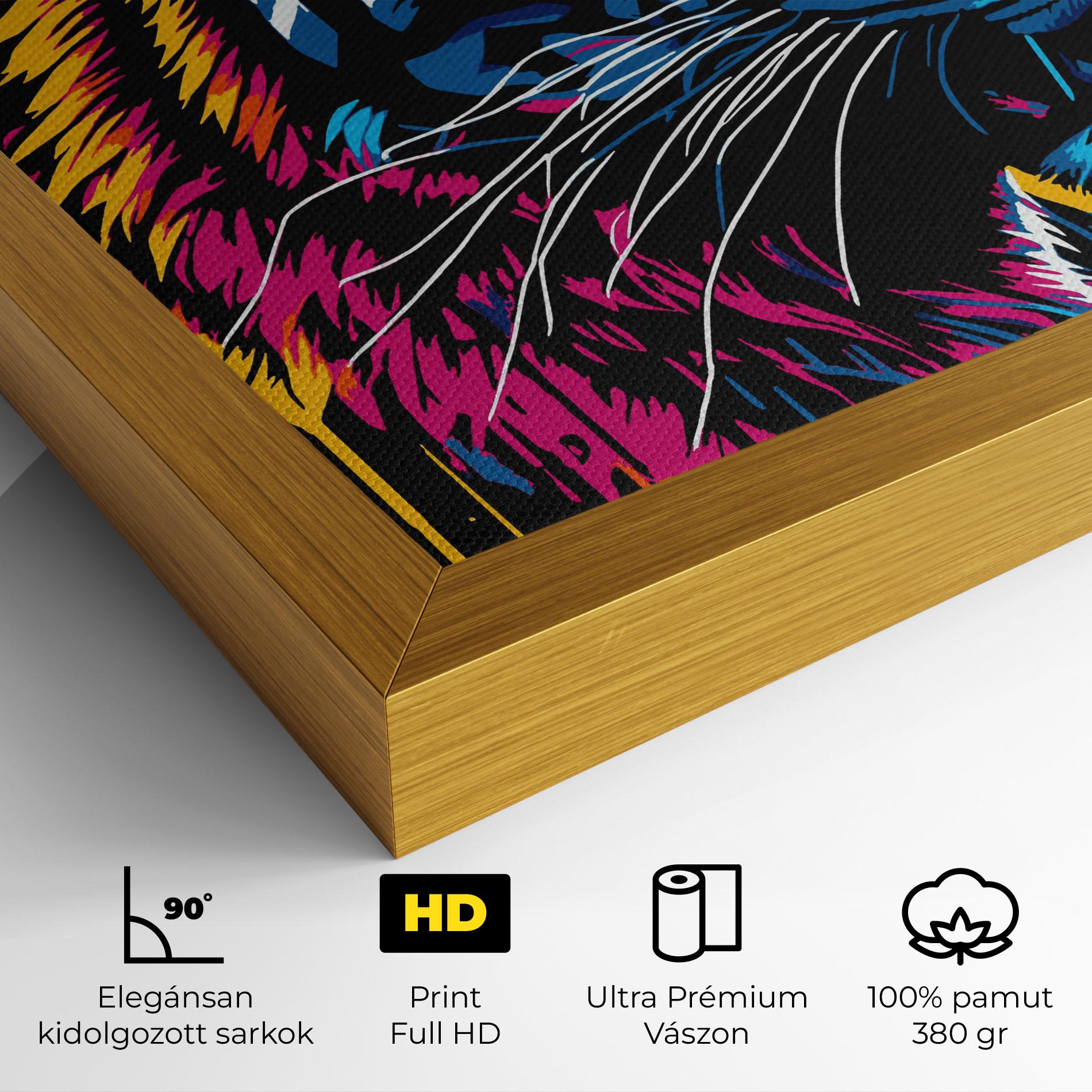 Vászonkép Cool Tiger mockup 4