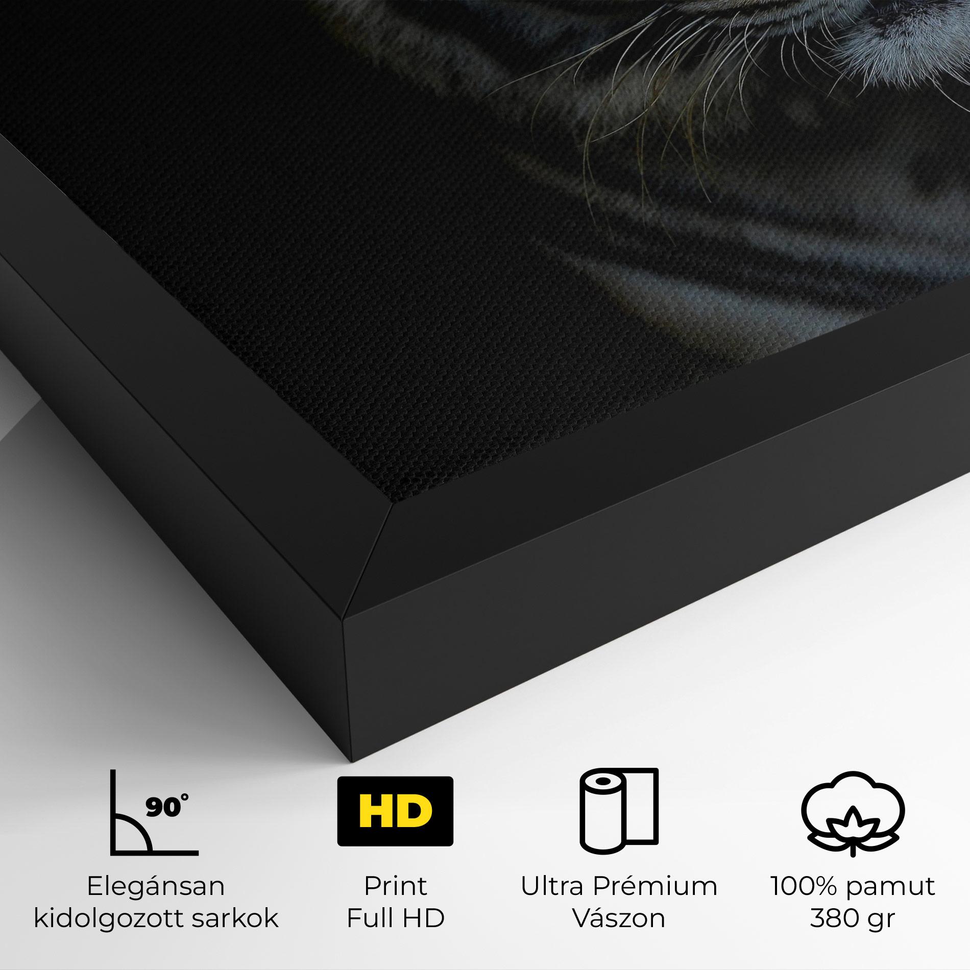 Vászonkép Close Up Tiger mockup 4