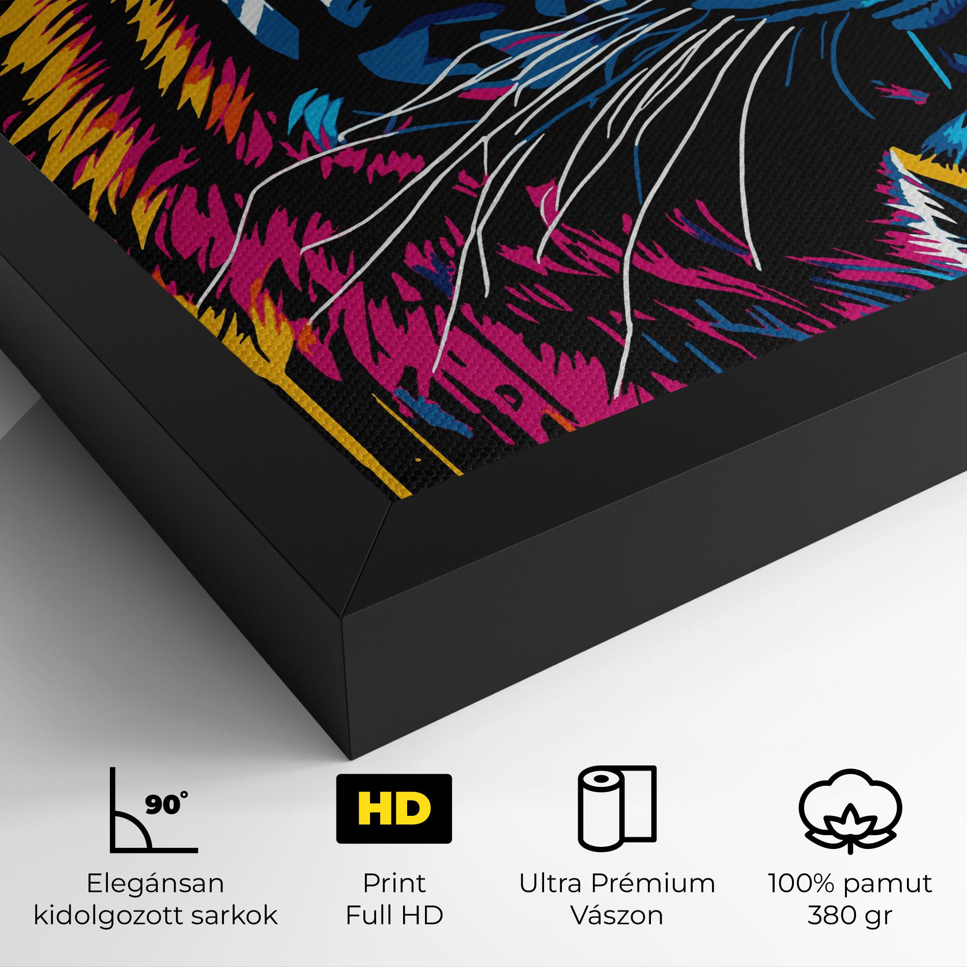 Vászonkép Cool Tiger mockup 4