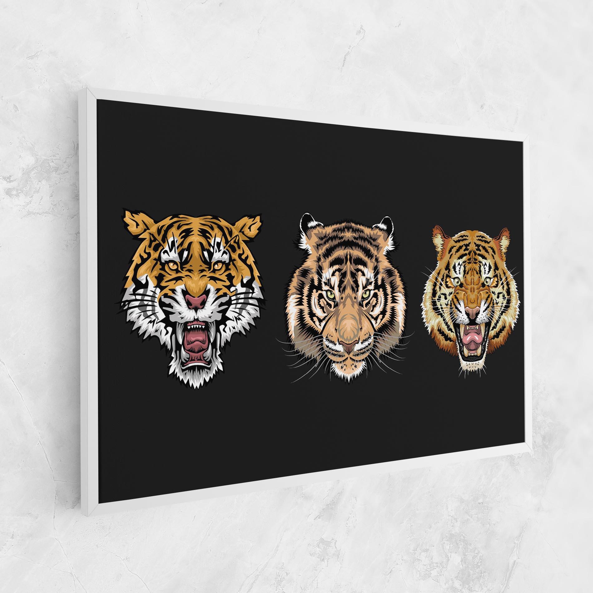 Vászonkép 3 Tigers mockup 1