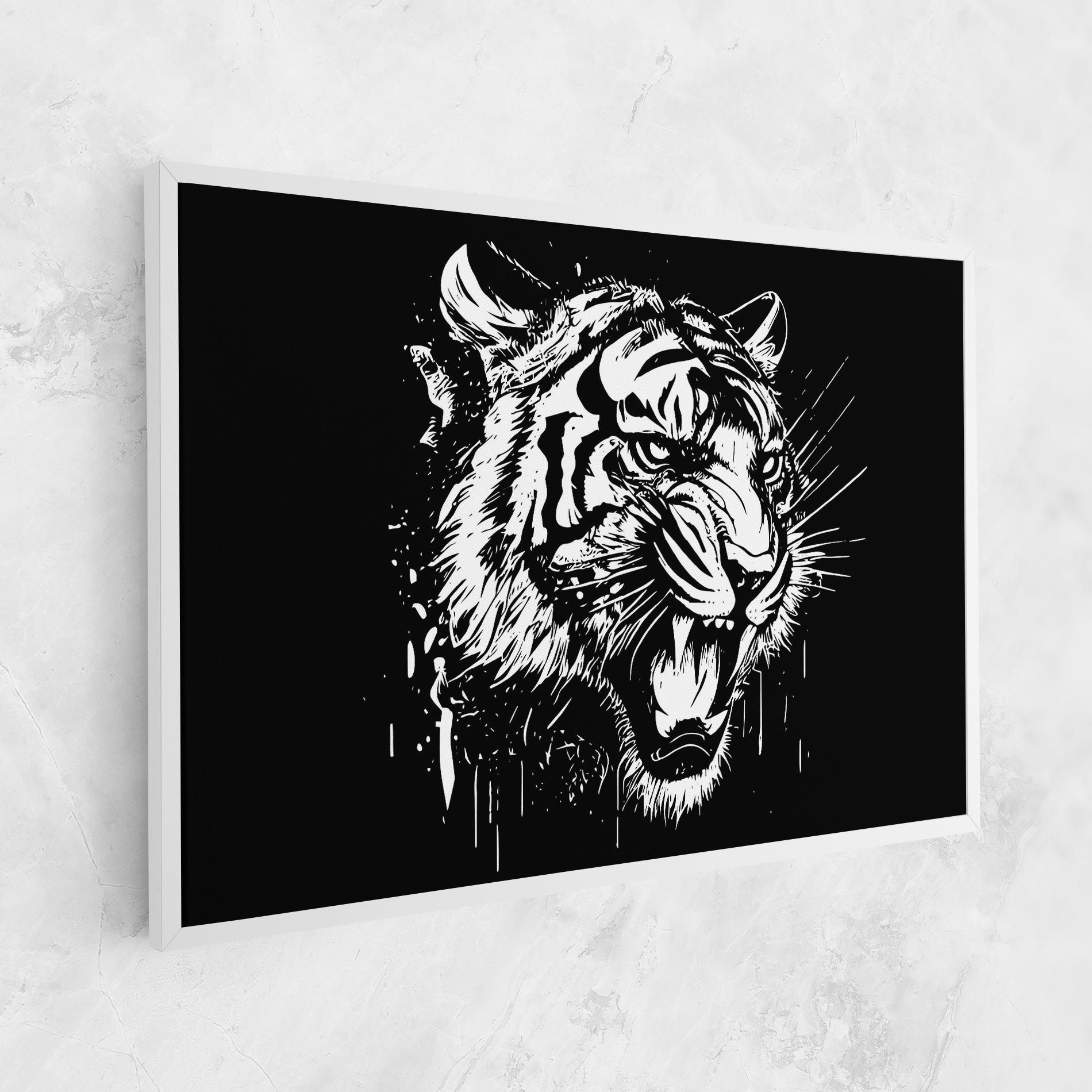 Angry Tiger Head mockup 1