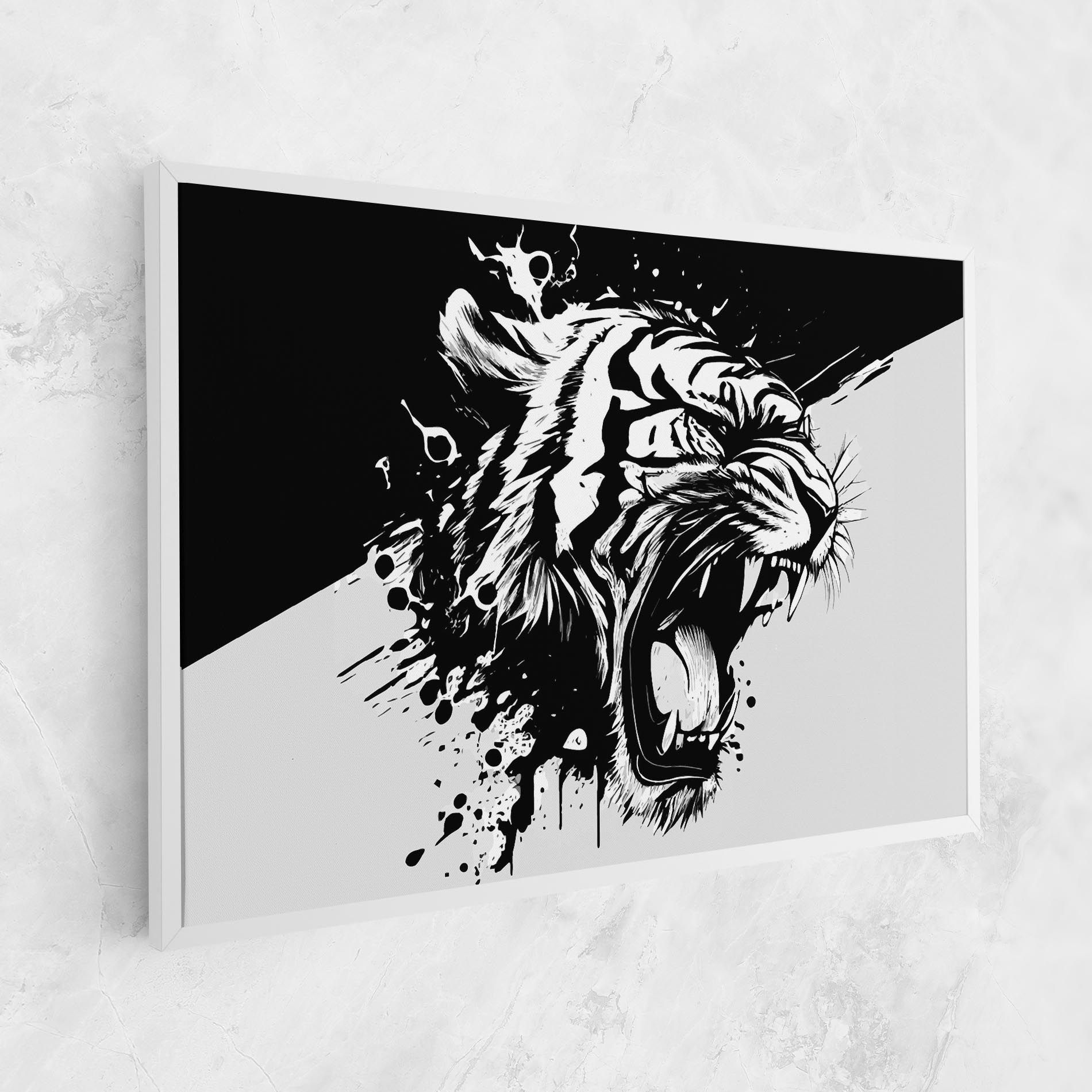 Black Grey Tiger mockup 1