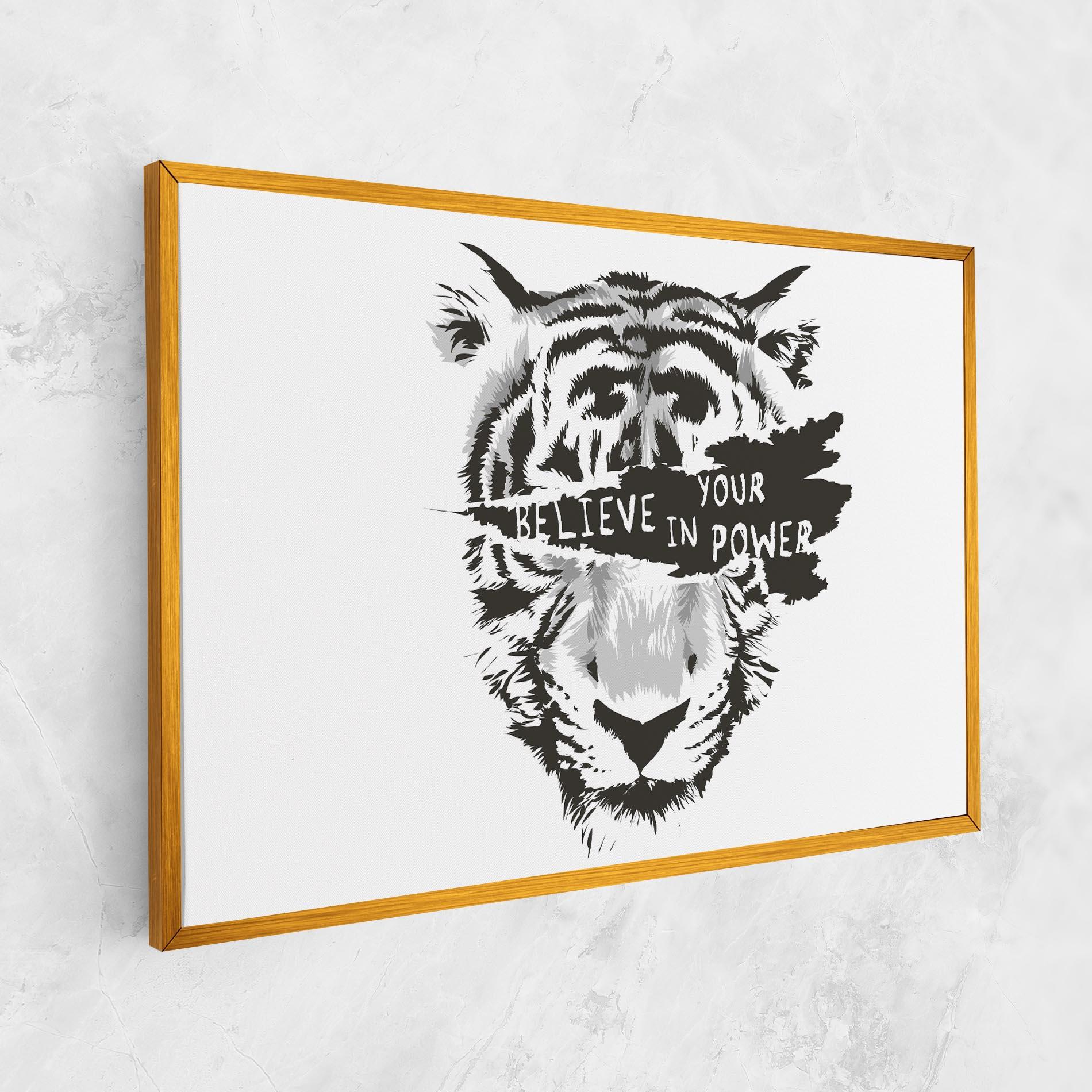 Vászonkép Belive In Your Power mockup 1