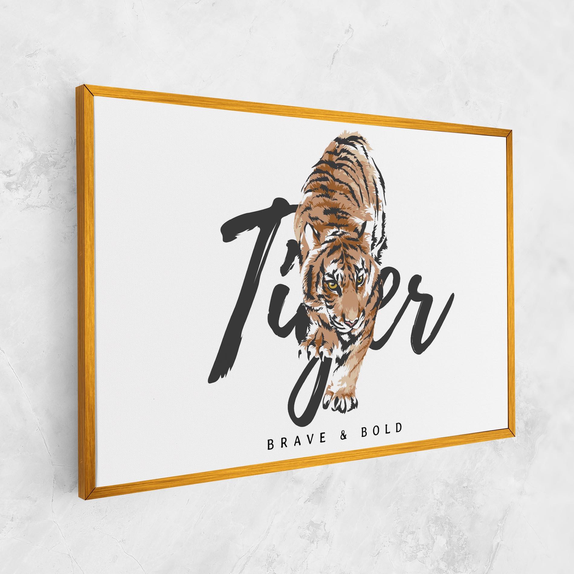 Vászonkép Brave And Bold mockup 1