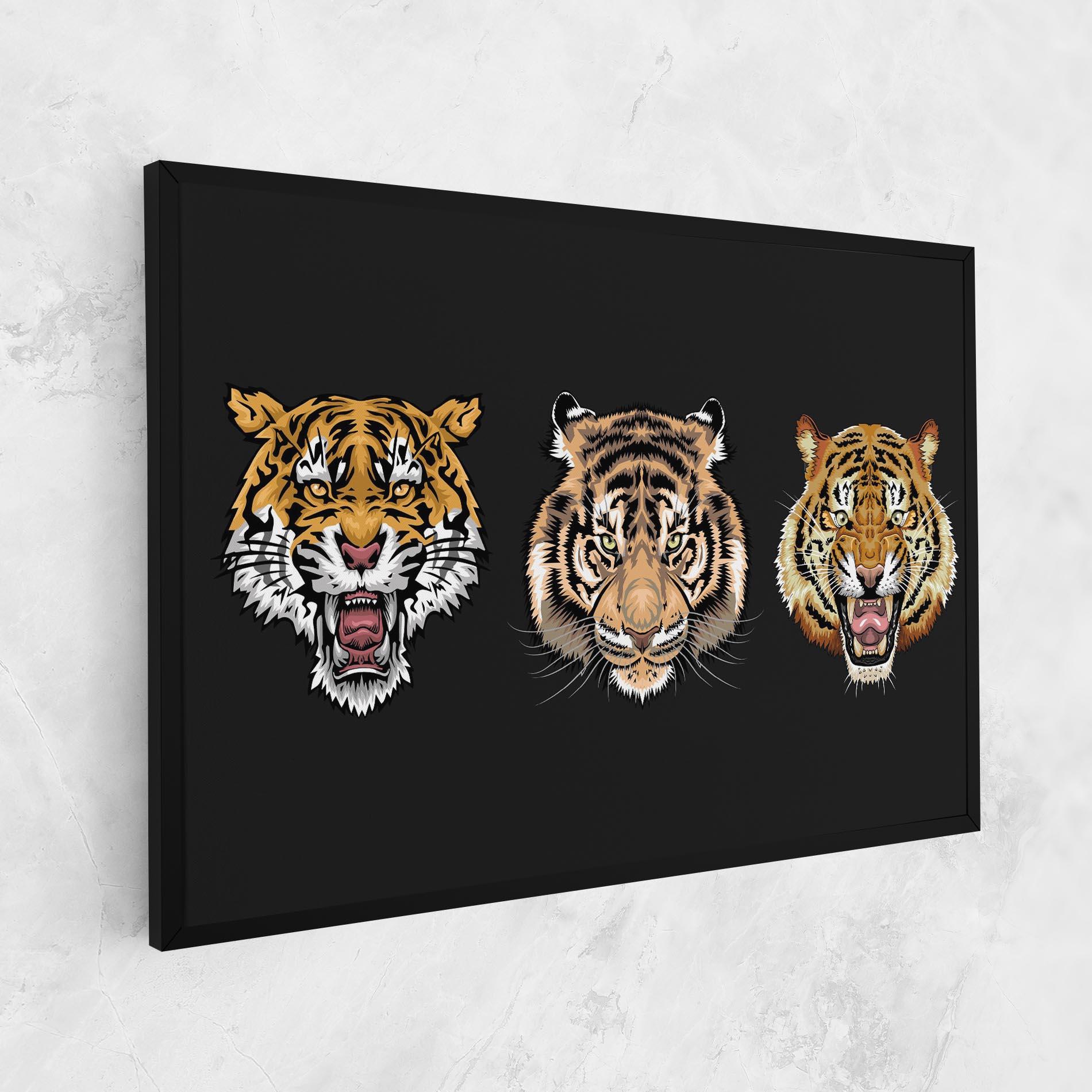 Vászonkép 3 Tigers mockup 1