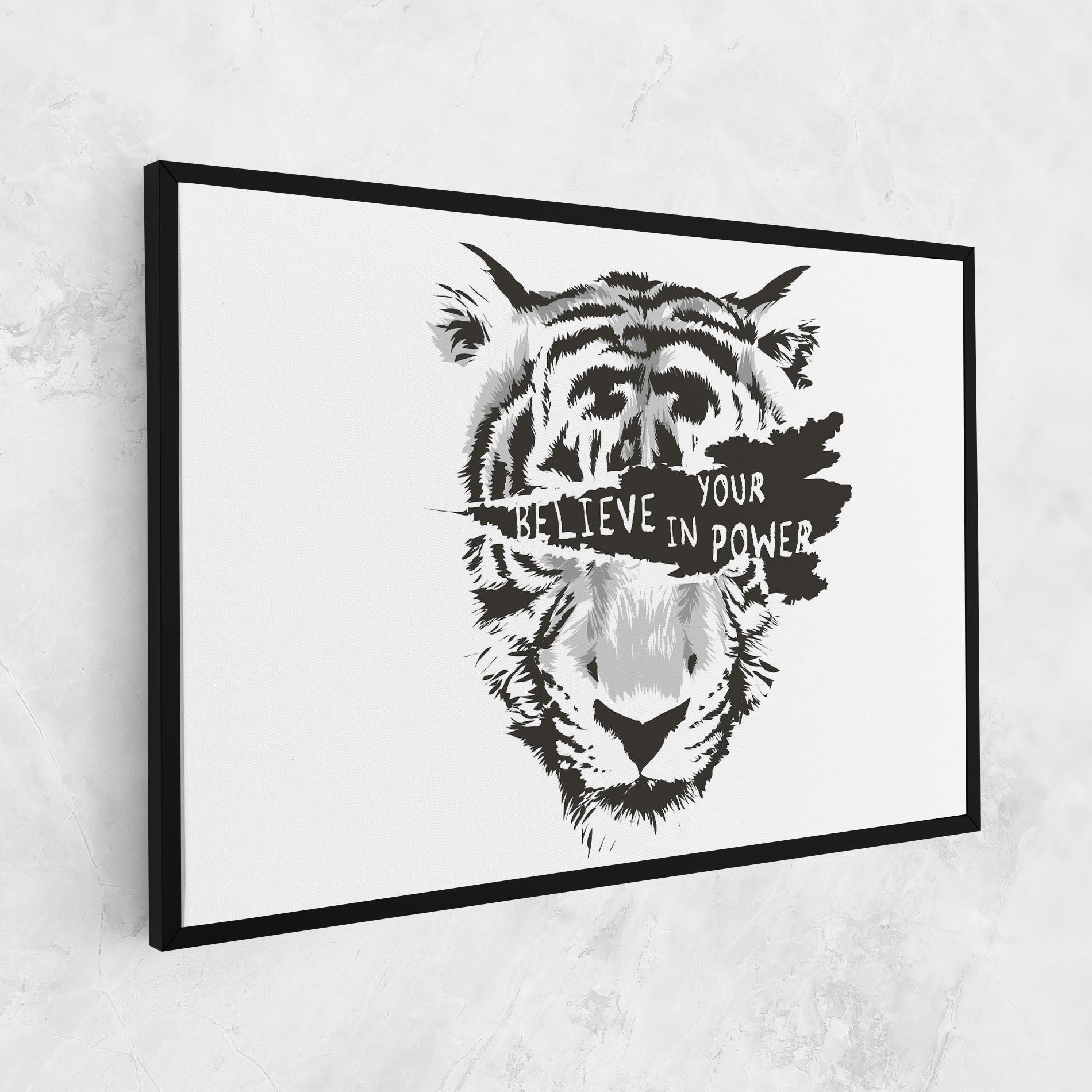 Vászonkép Belive In Your Power mockup 1