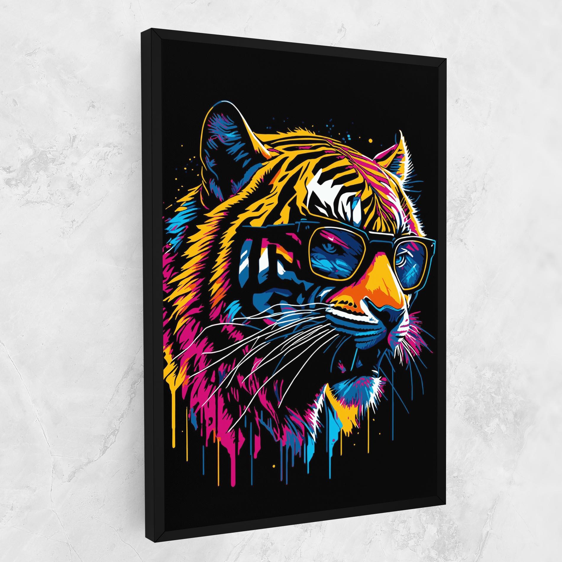Vászonkép Cool Tiger mockup 1