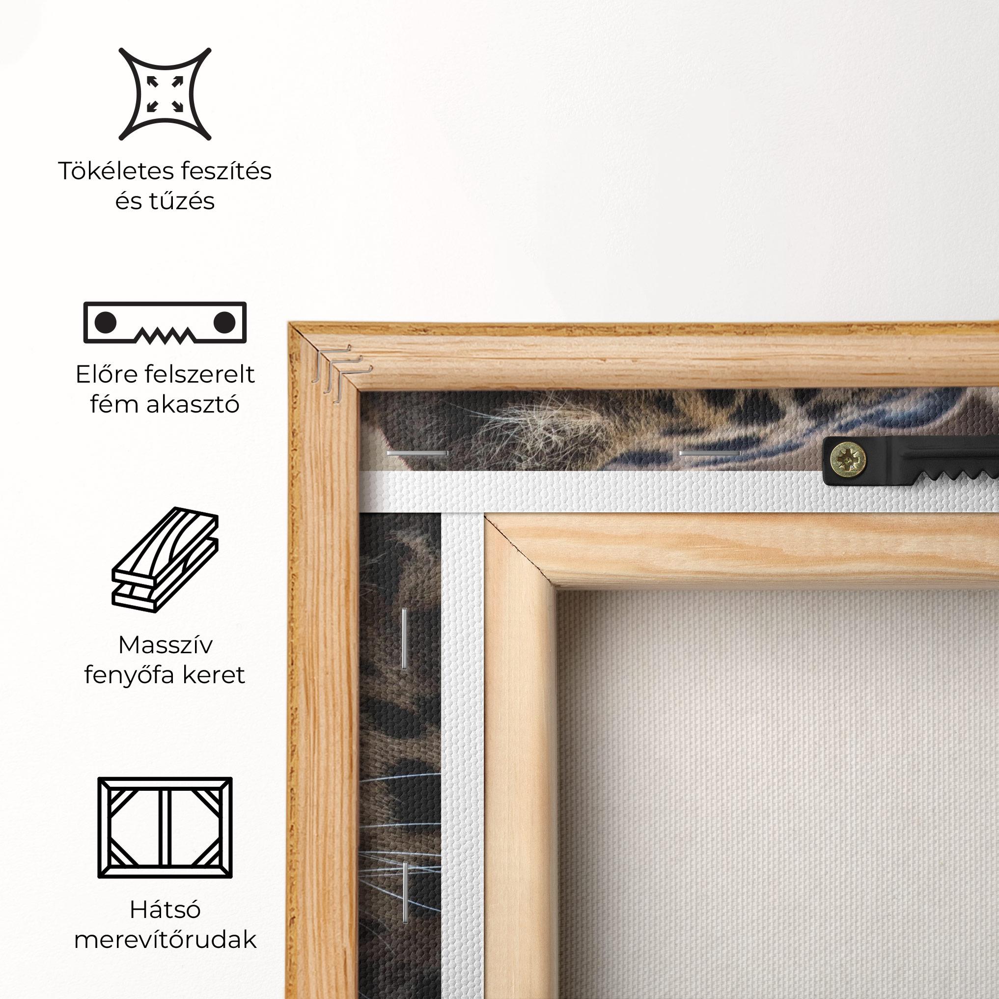 Vászonkép Blue Tiger mockup 5