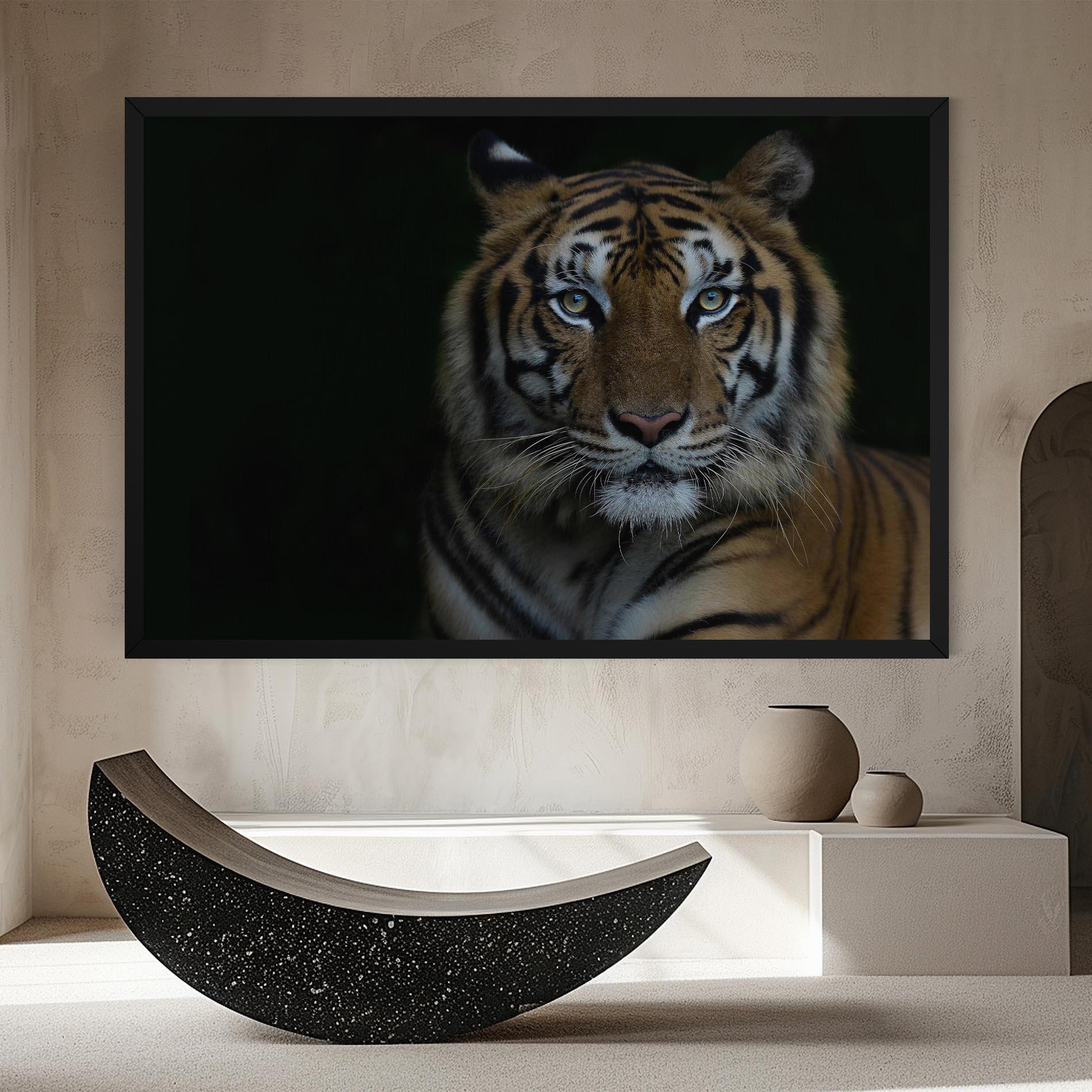 Vászonkép Close Up Tiger mockup 8