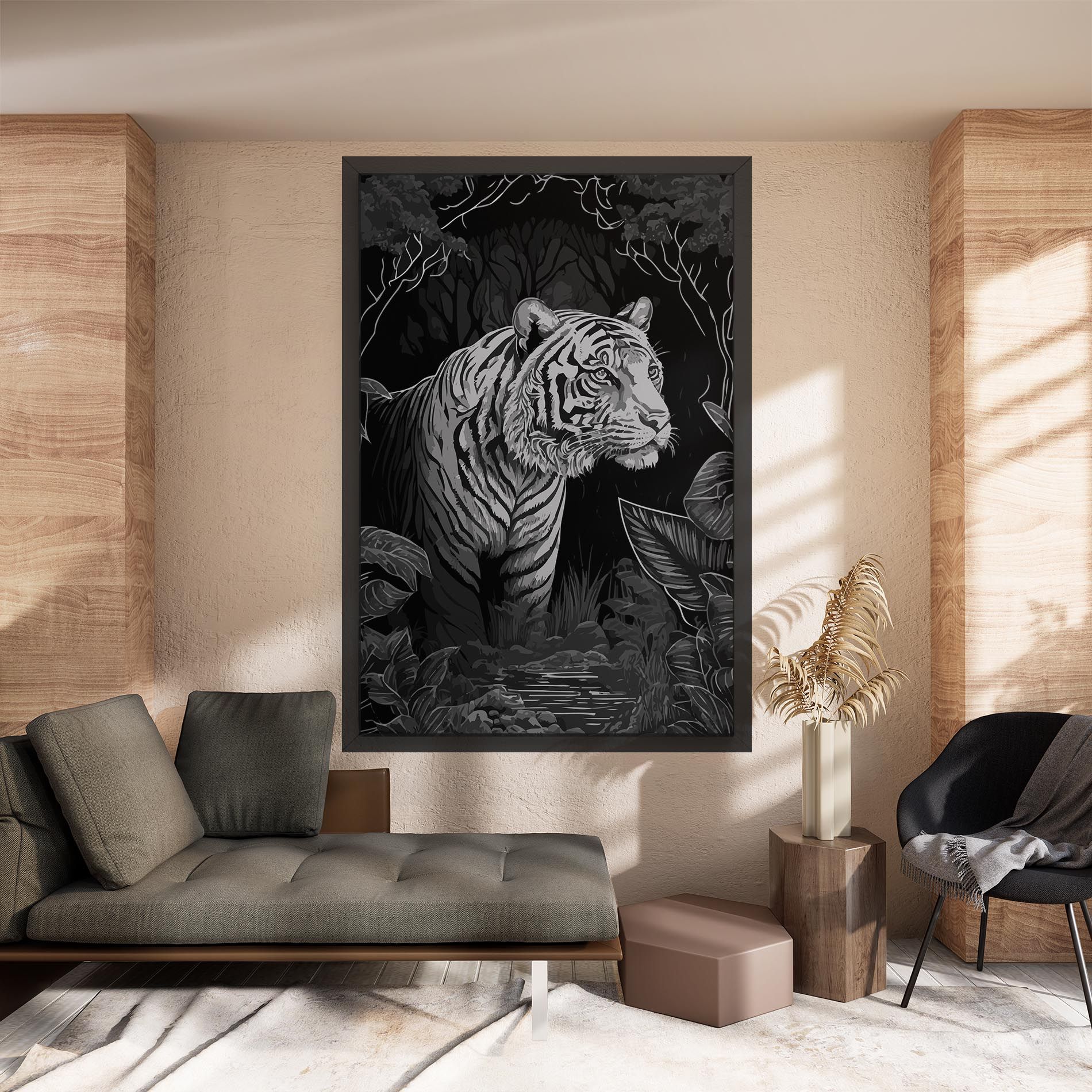 Grey Tiger mockup 8