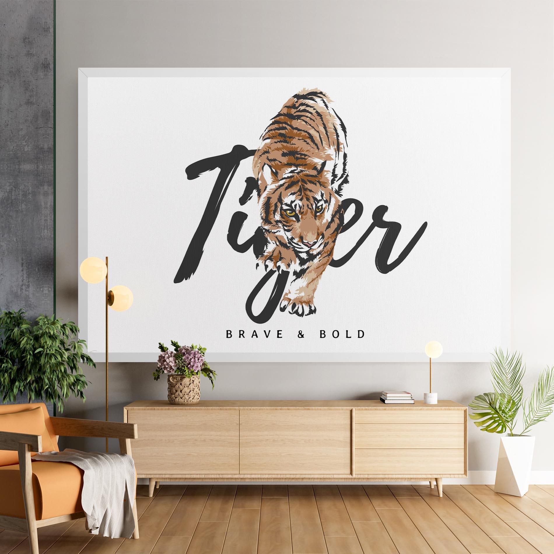 Vászonkép Brave And Bold mockup 9