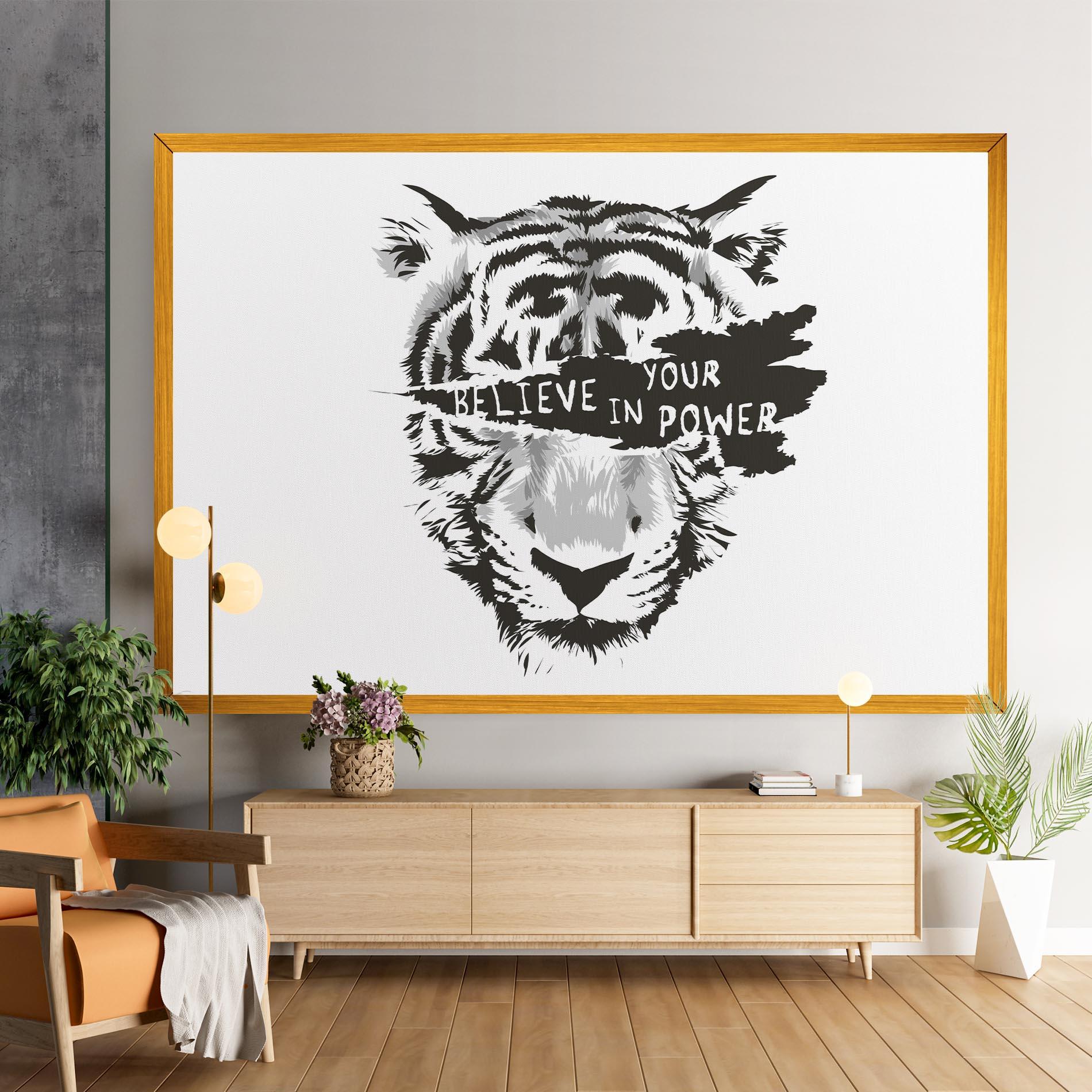 Vászonkép Belive In Your Power mockup 9