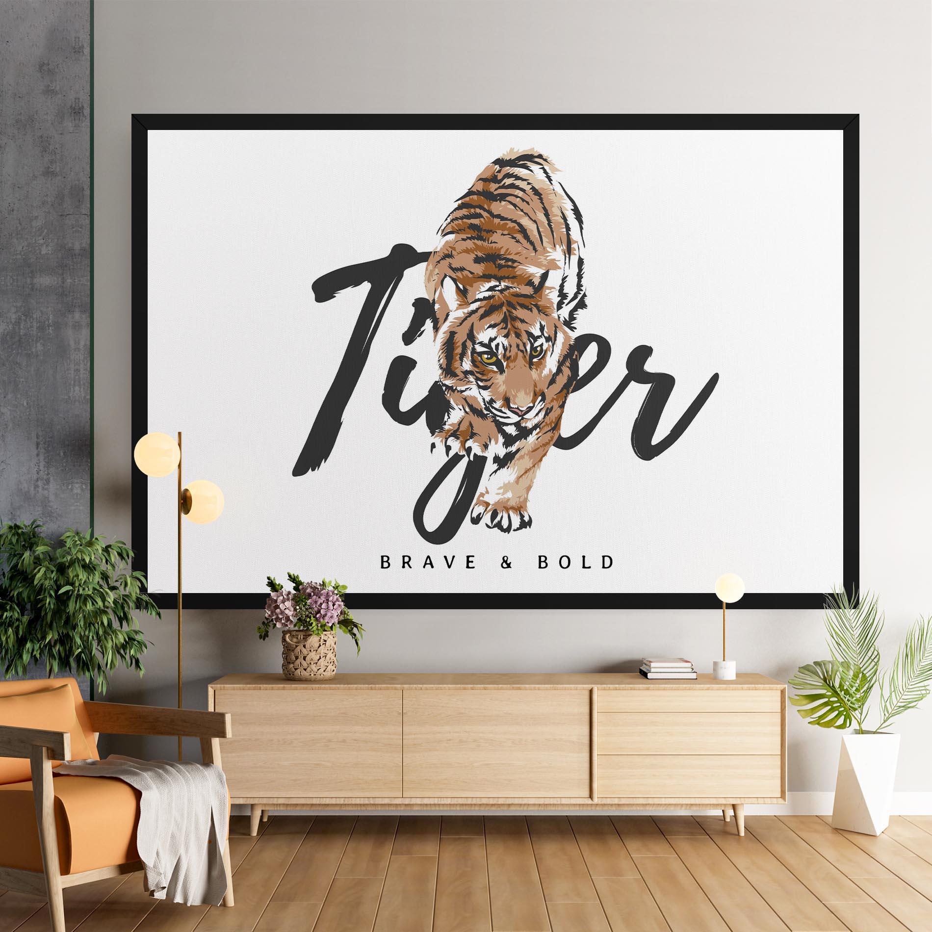 Vászonkép Brave And Bold mockup 9