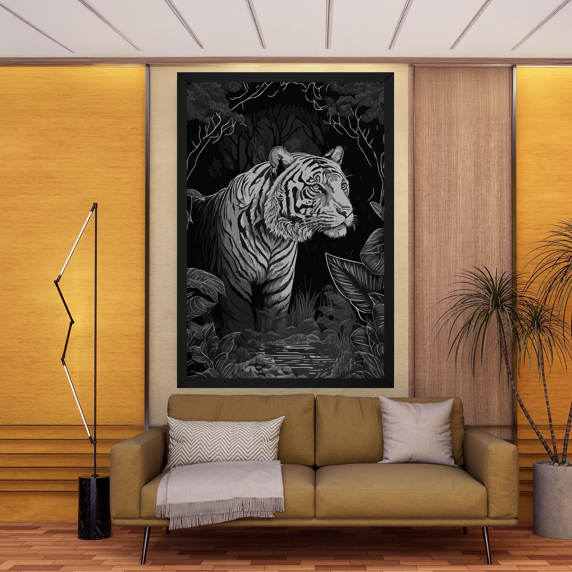 Grey Tiger mockup 9
