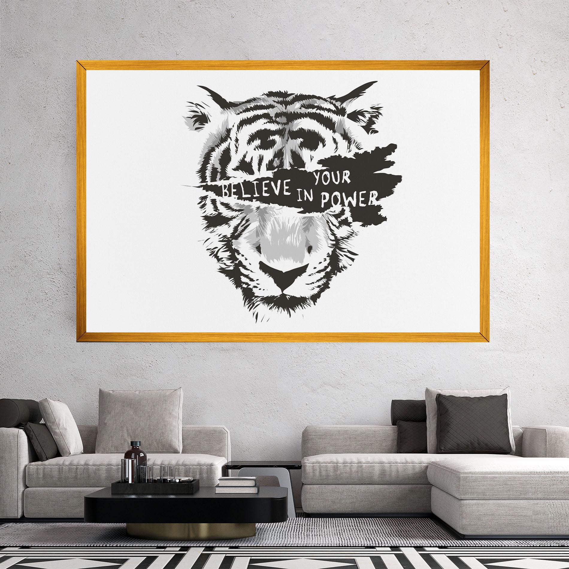 Vászonkép Belive In Your Power mockup 2