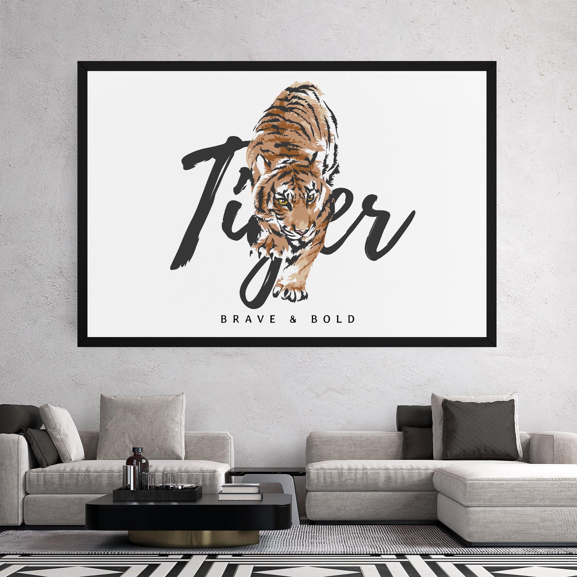 Vászonkép Brave And Bold mockup 2