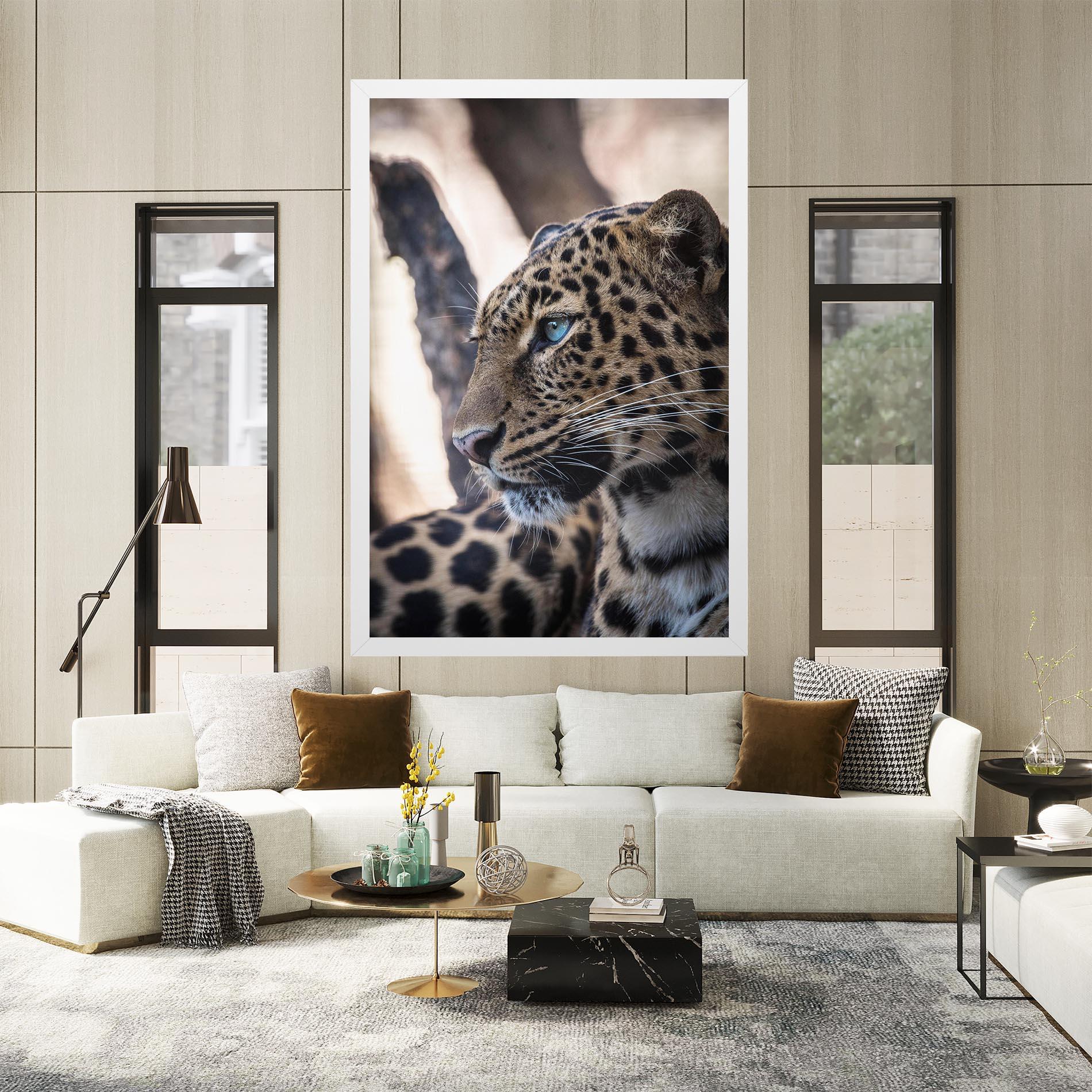 Vászonkép Blue Tiger mockup 2