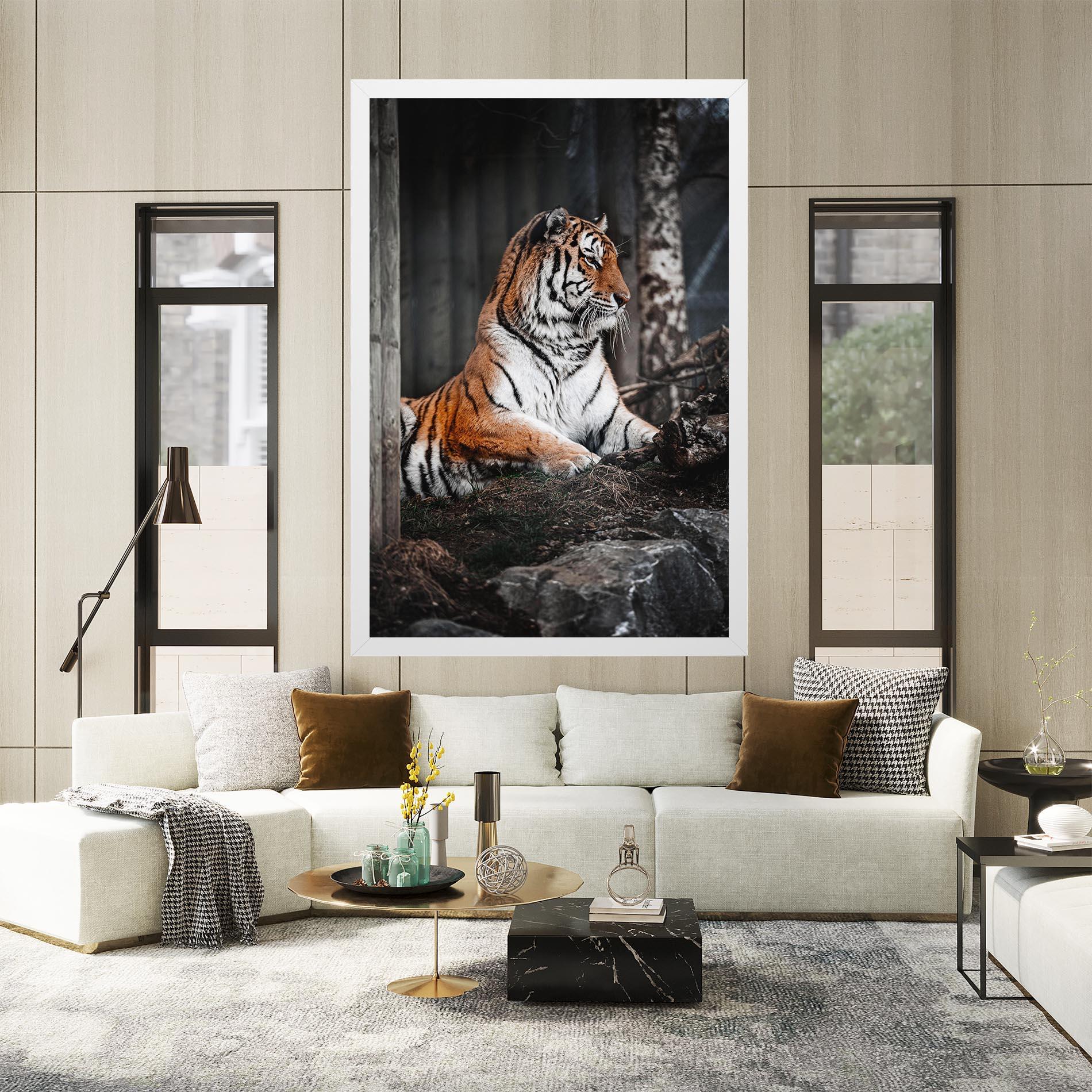 Vászonkép Forest Tiger mockup 2