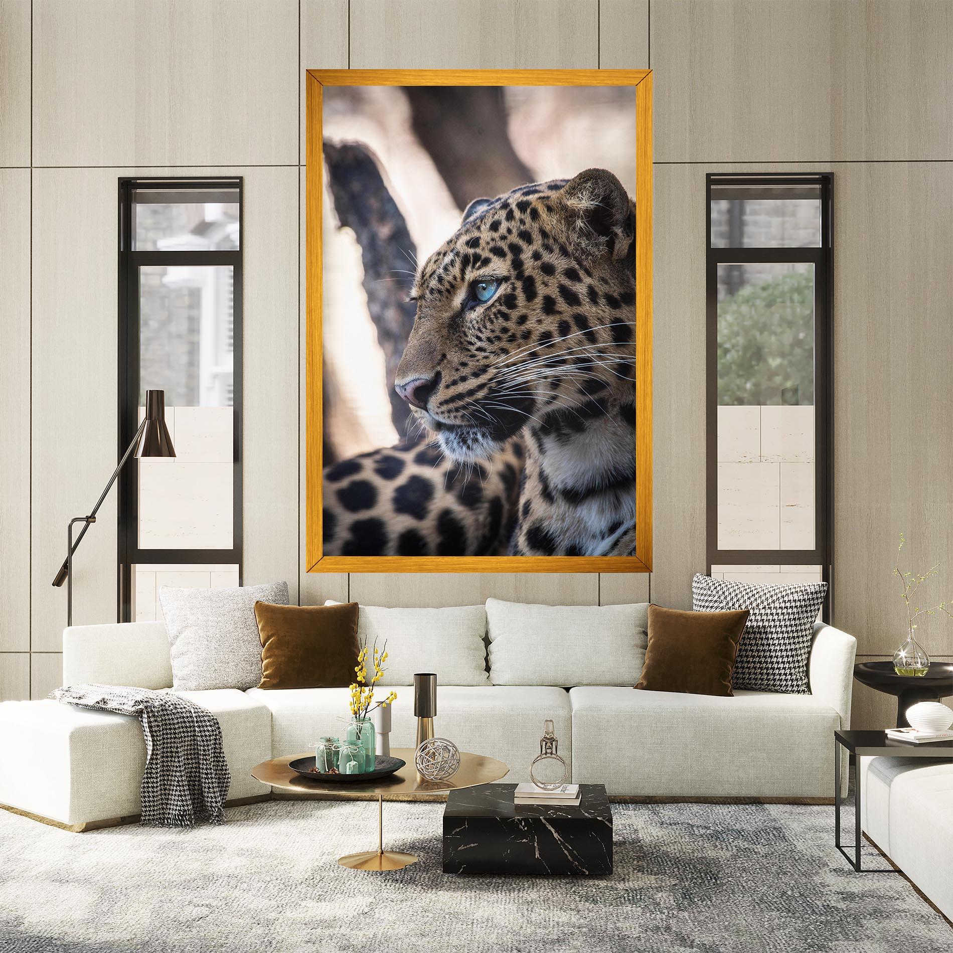 Vászonkép Blue Tiger mockup 2