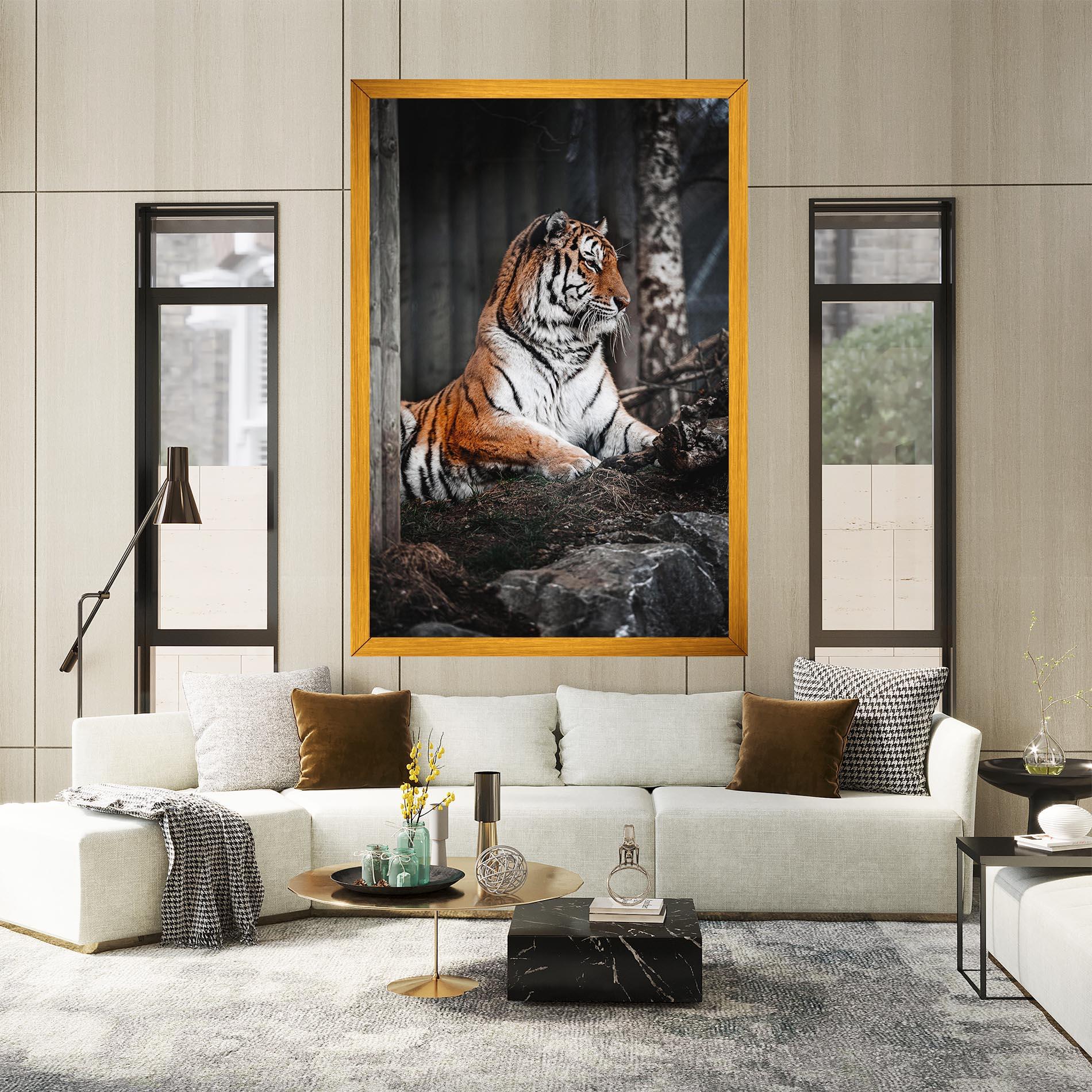 Vászonkép Forest Tiger mockup 2