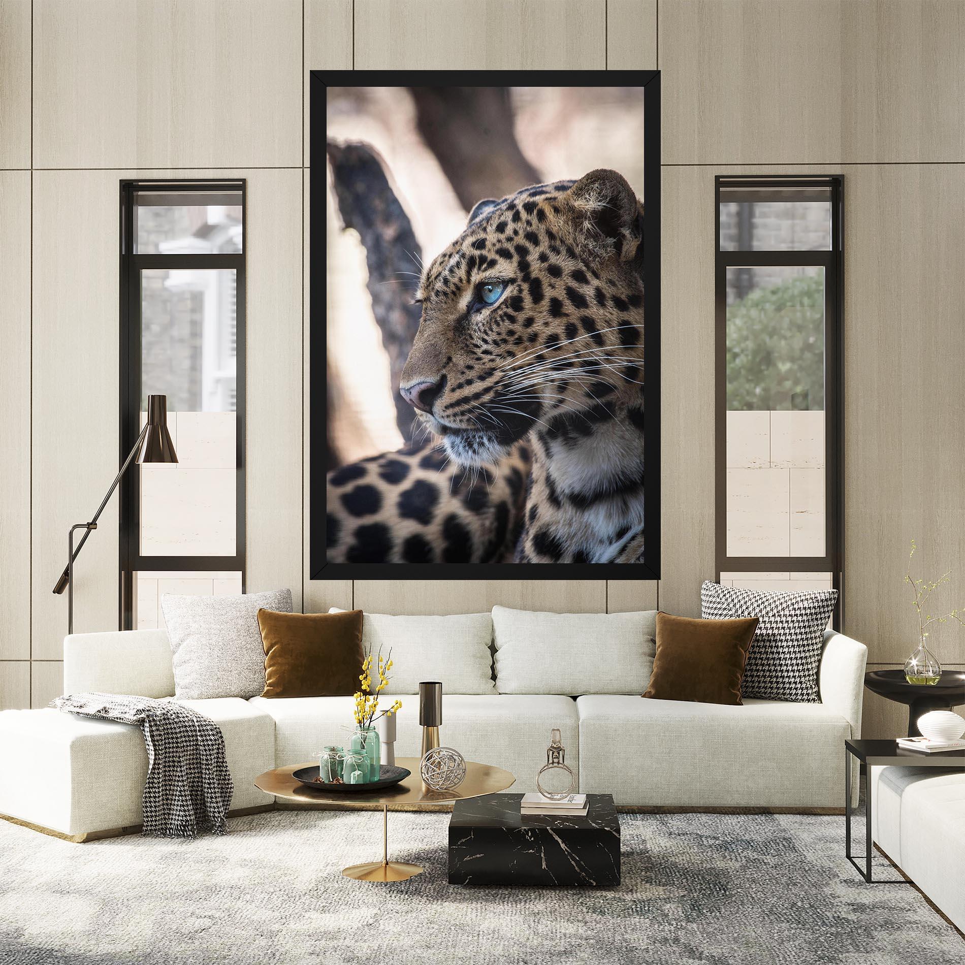 Vászonkép Blue Tiger mockup 2