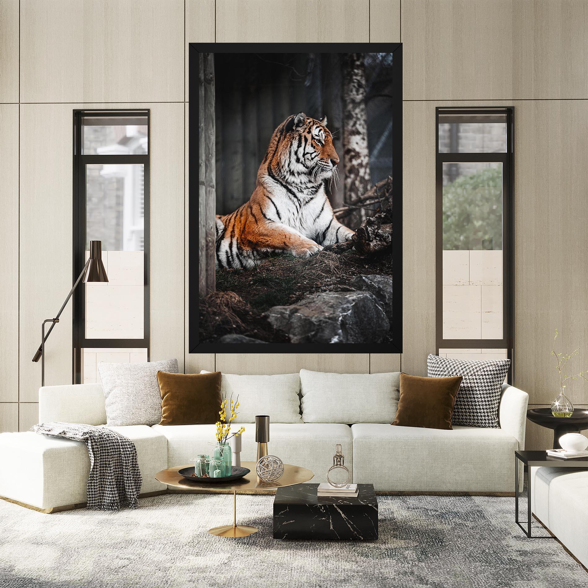 Vászonkép Forest Tiger mockup 2