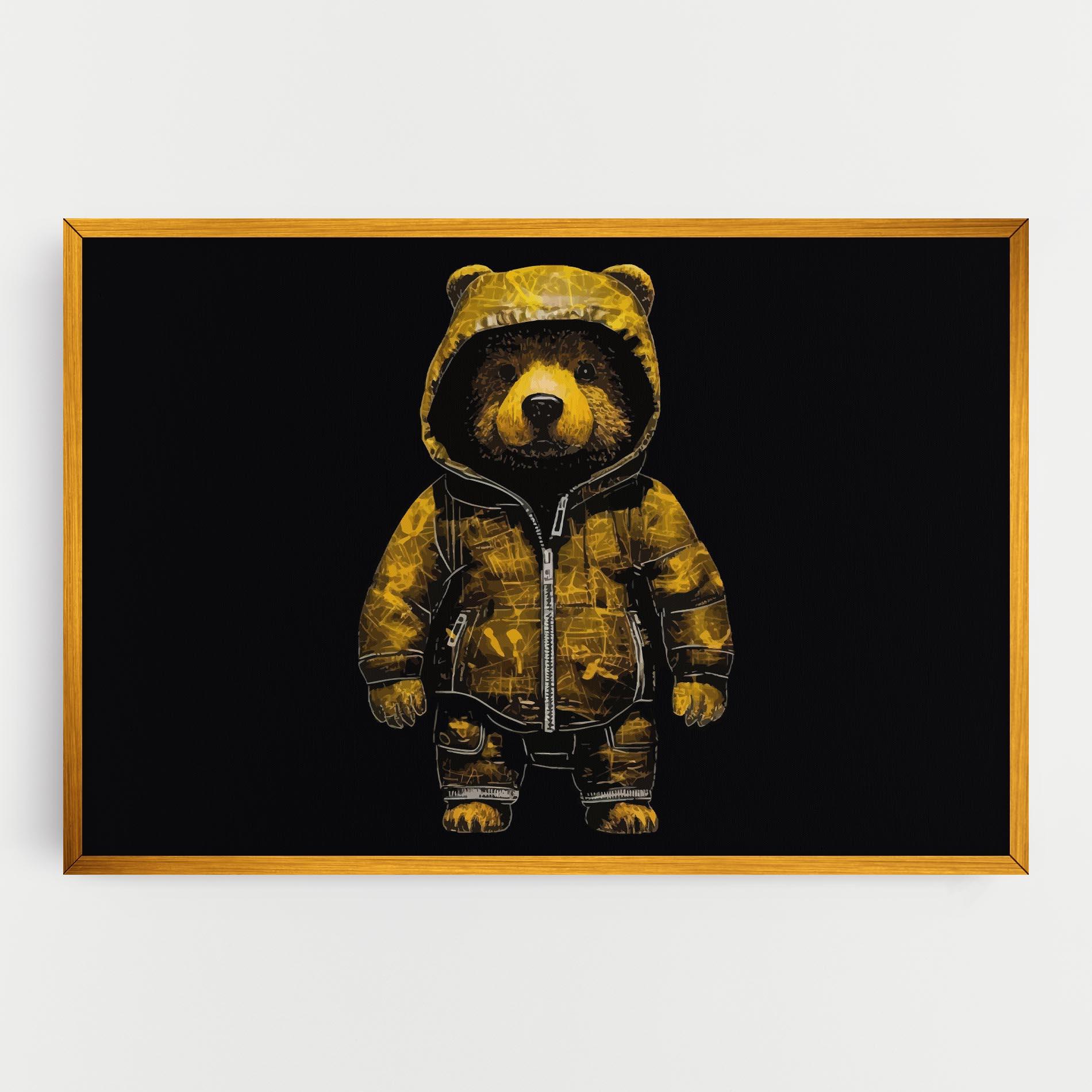 Vászonkép Yellow Bear mockup 0